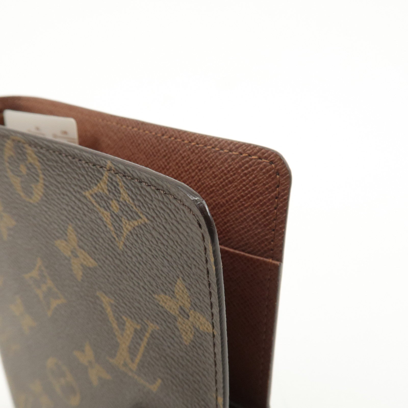 Louis Vuitton Monogram Agenda MM Planner Cover Brown R20105