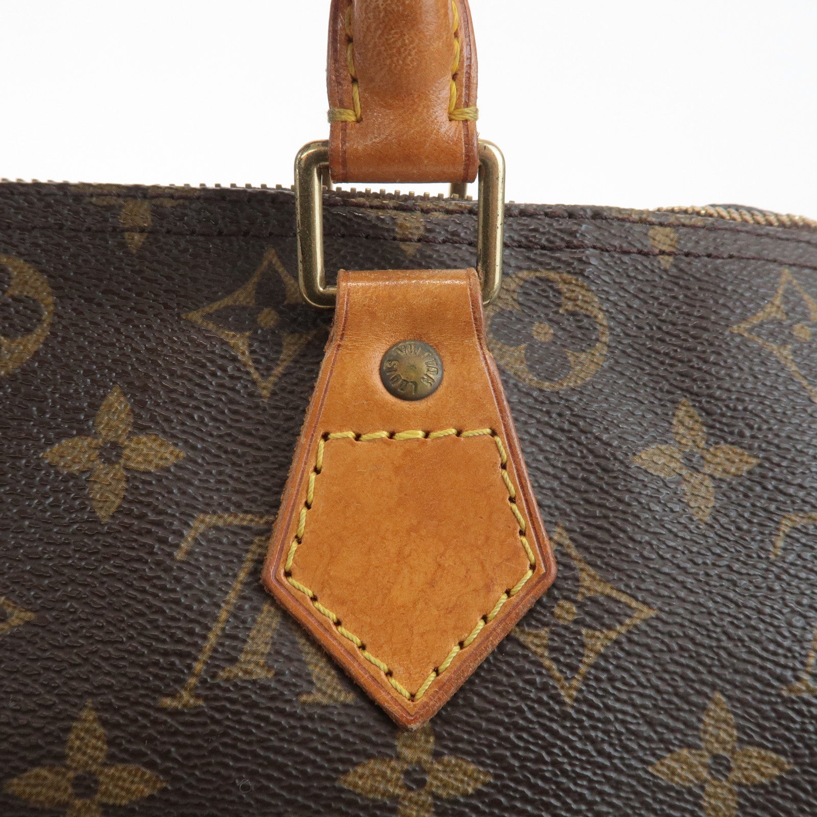 Louis Vuitton Monogram Speedy 30 Hand Bag Boston Bag M41526 Used