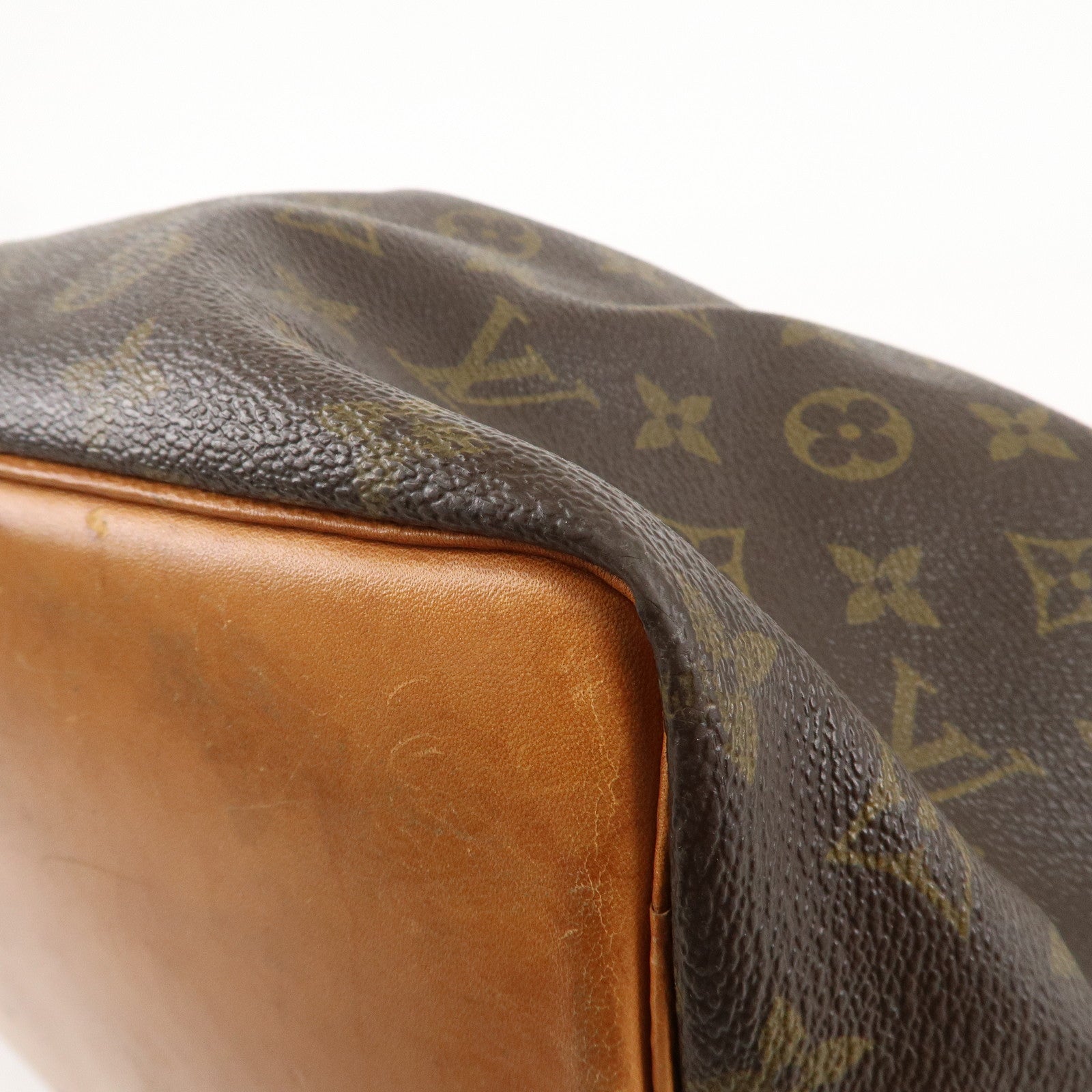 Louis Vuitton Monogram Petit Noe Shoulder Bag Brown M42226