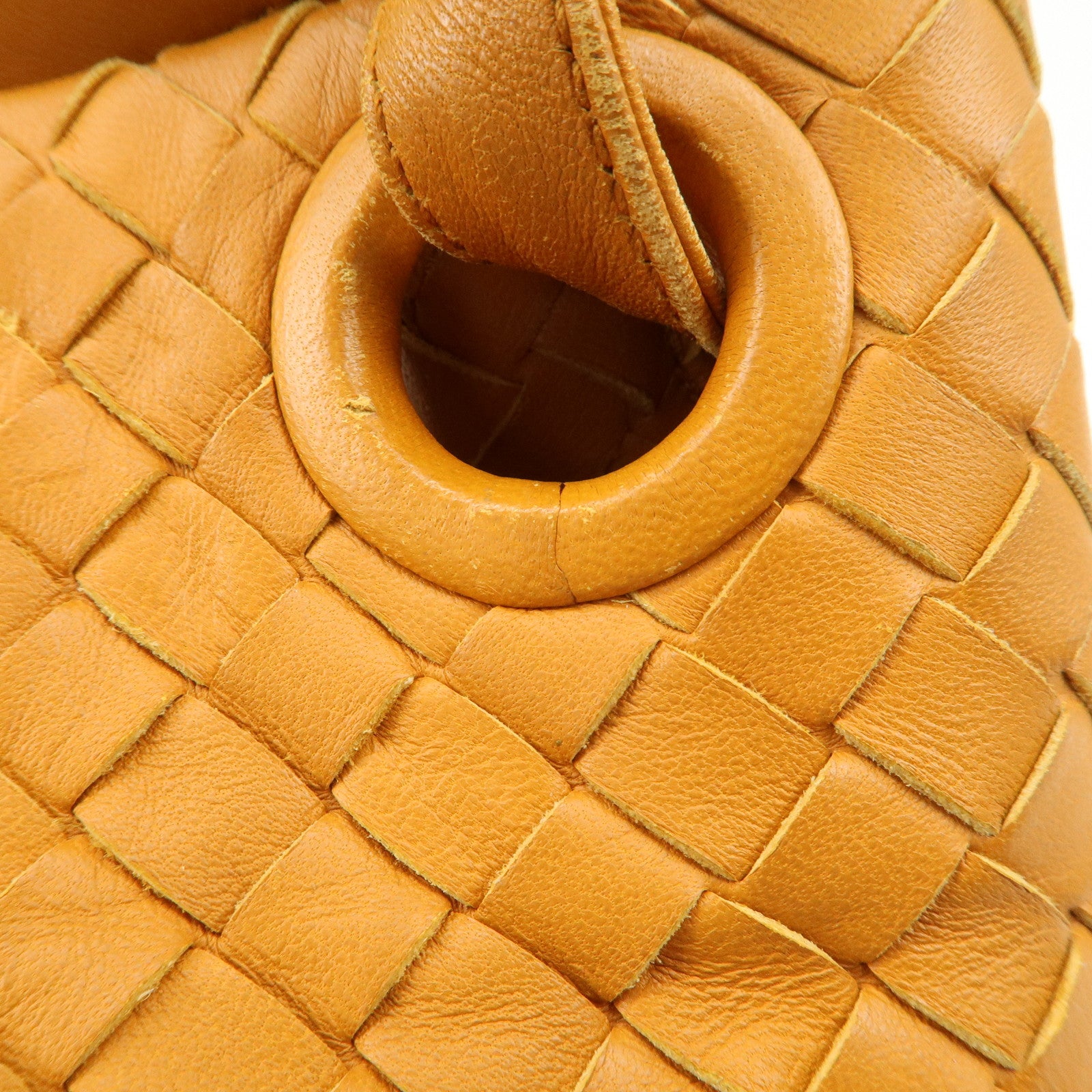 Bottega Veneta Intrecciato leather Tote Bag Orange 179320