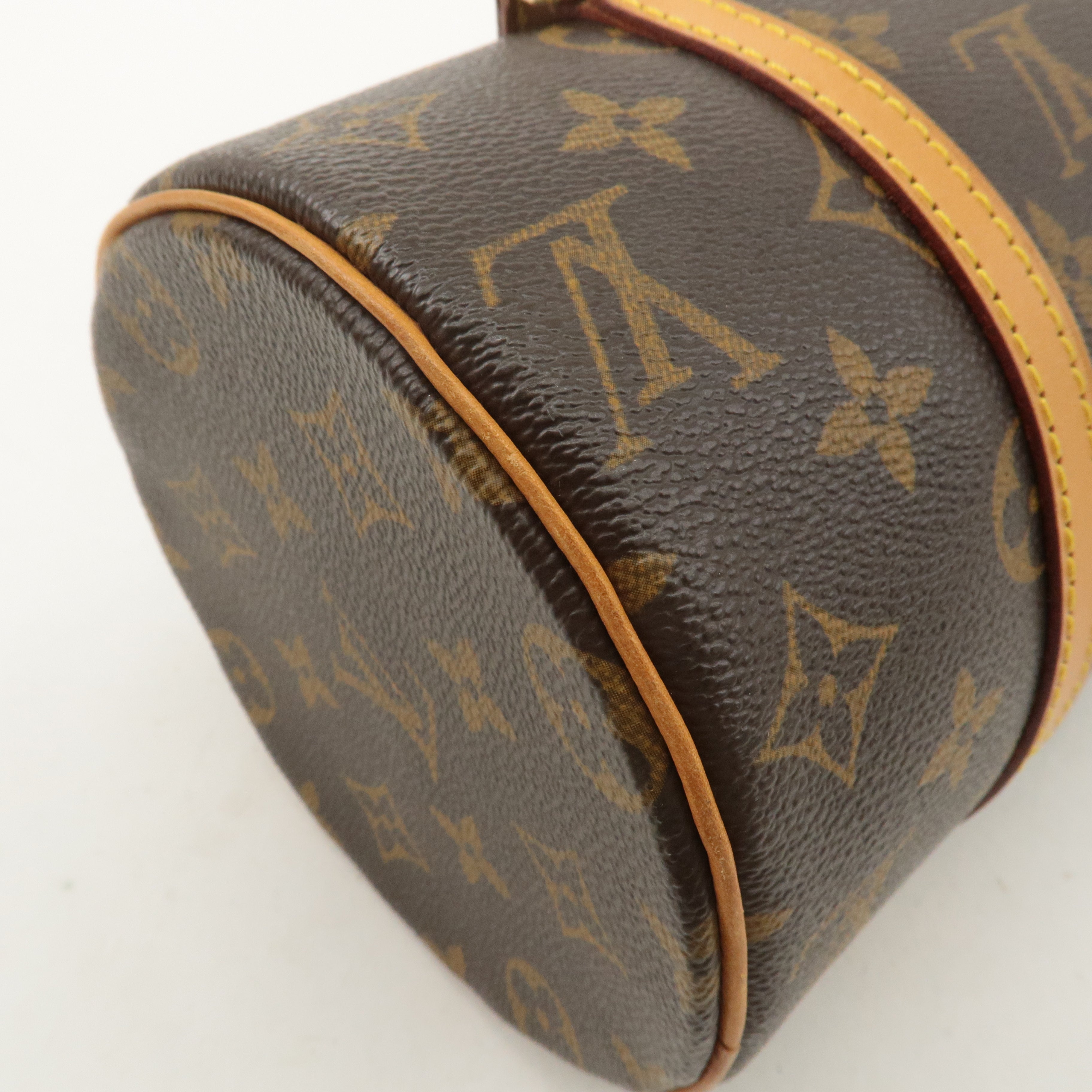 Louis Vuitton Monogram Papillon 26 Hand Bag Brown M51385