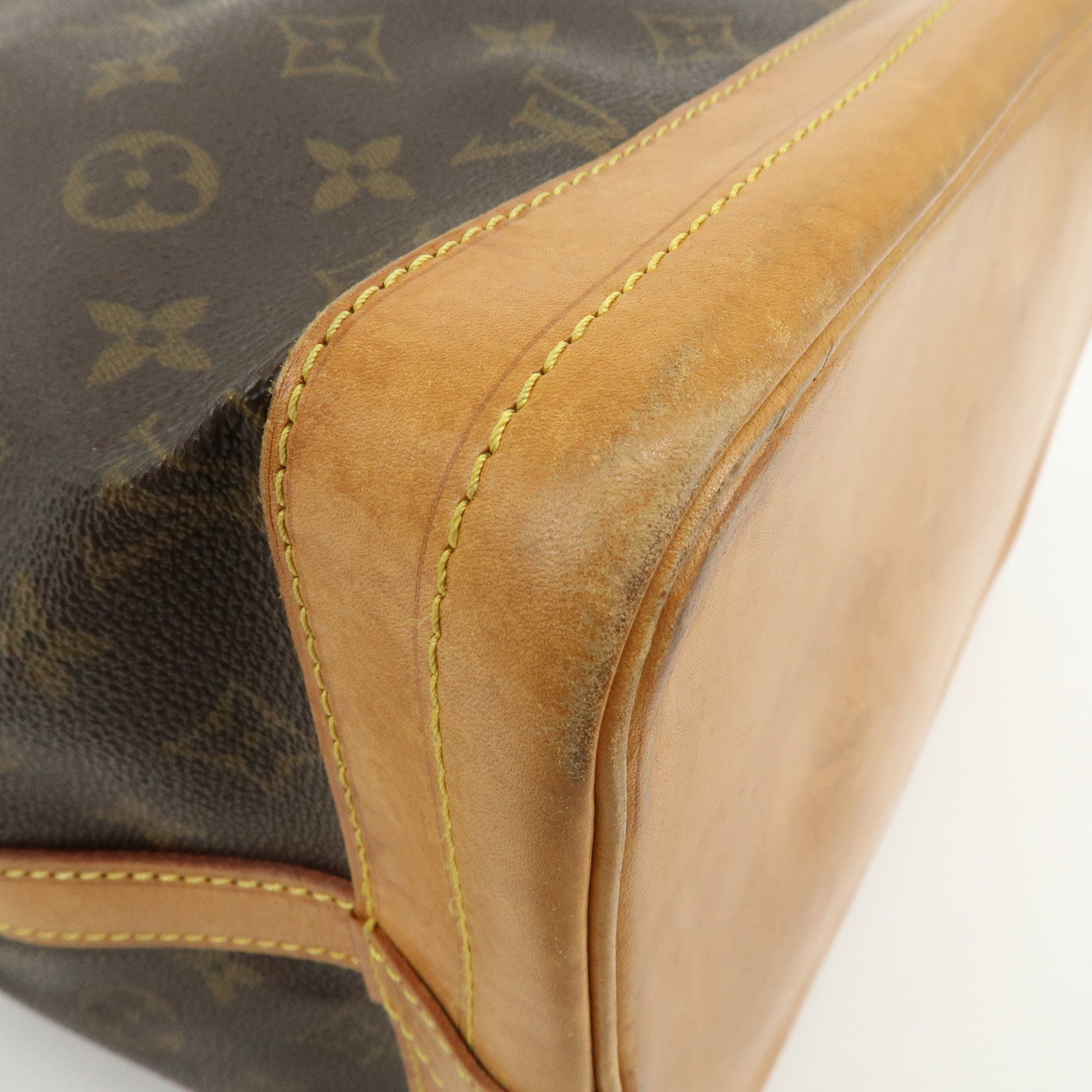 Louis Vuitton Monogram Noe Shoulder Bag Hand Bag Brown M42224 Used