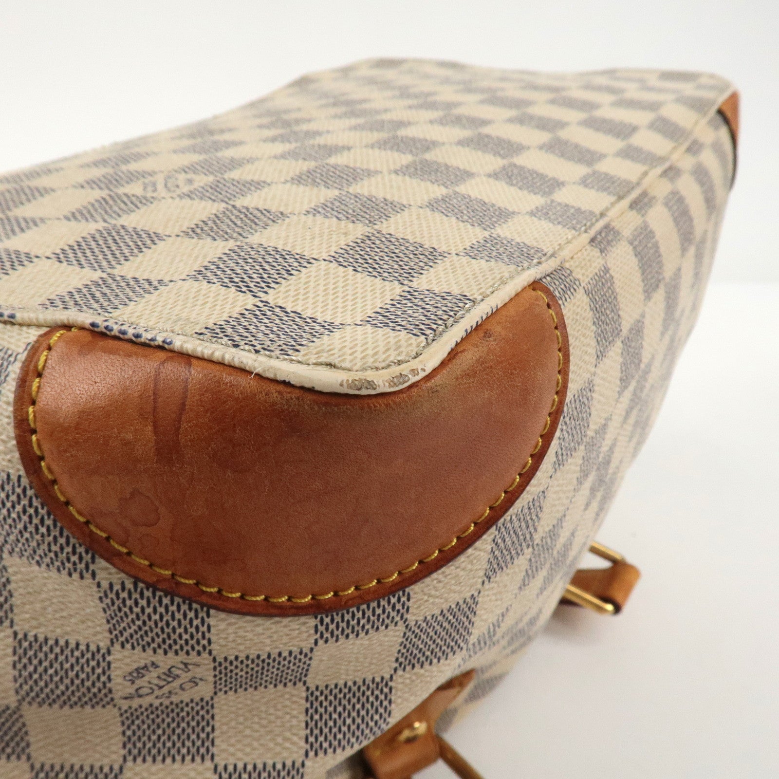 Louis Vuitton Damier Azur Hampstead PM Hand Bag N51207