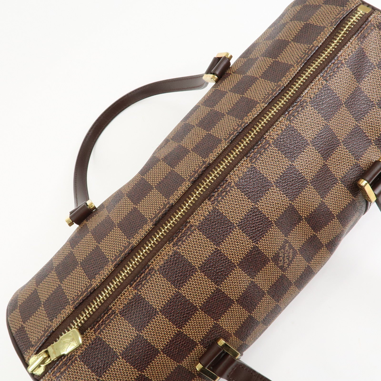 Louis Vuitton Damier Papillon 30 Hand Bag 
Pouch Brown N51303 Used