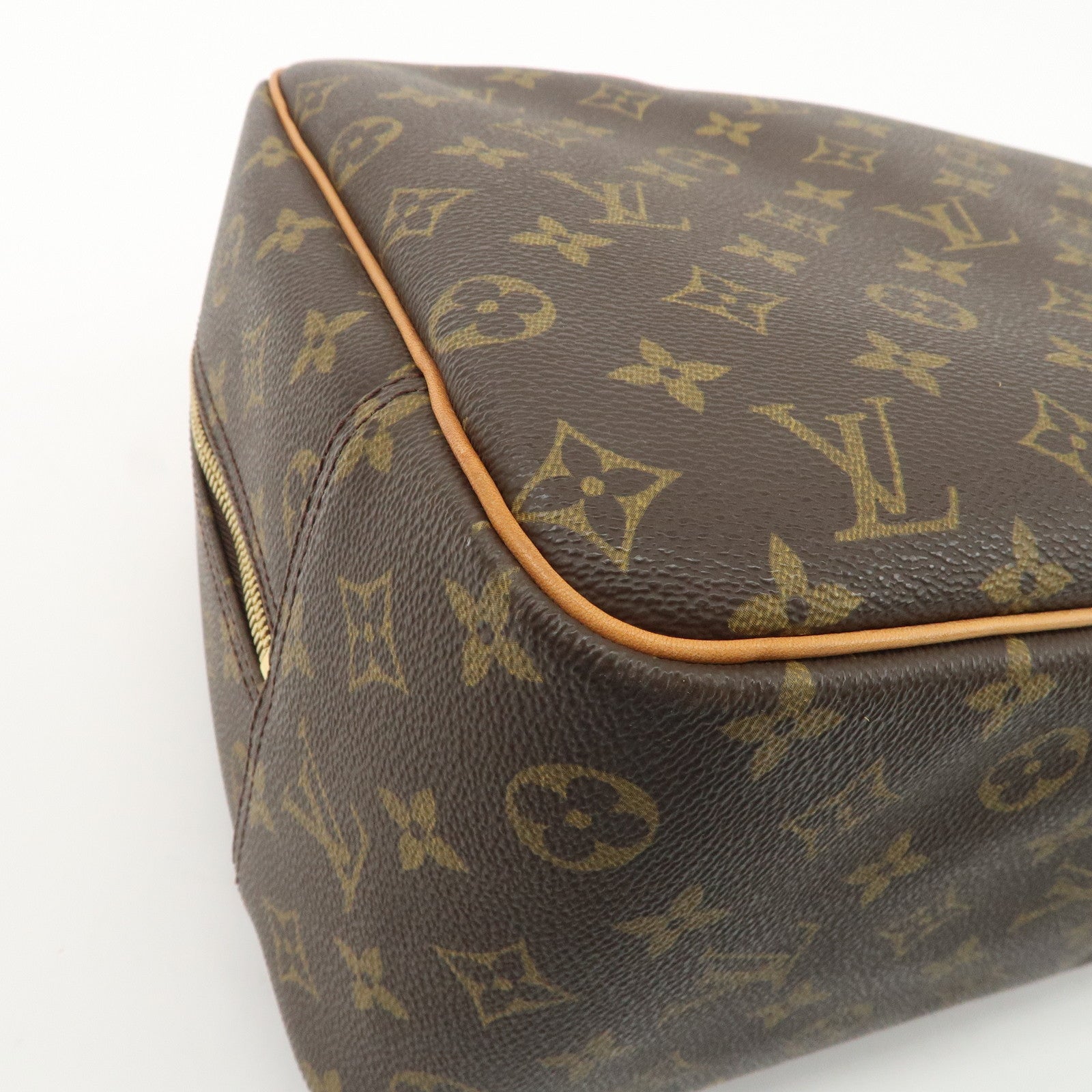 Louis Vuitton Monogram Deauville Hand Bag M47270 Used