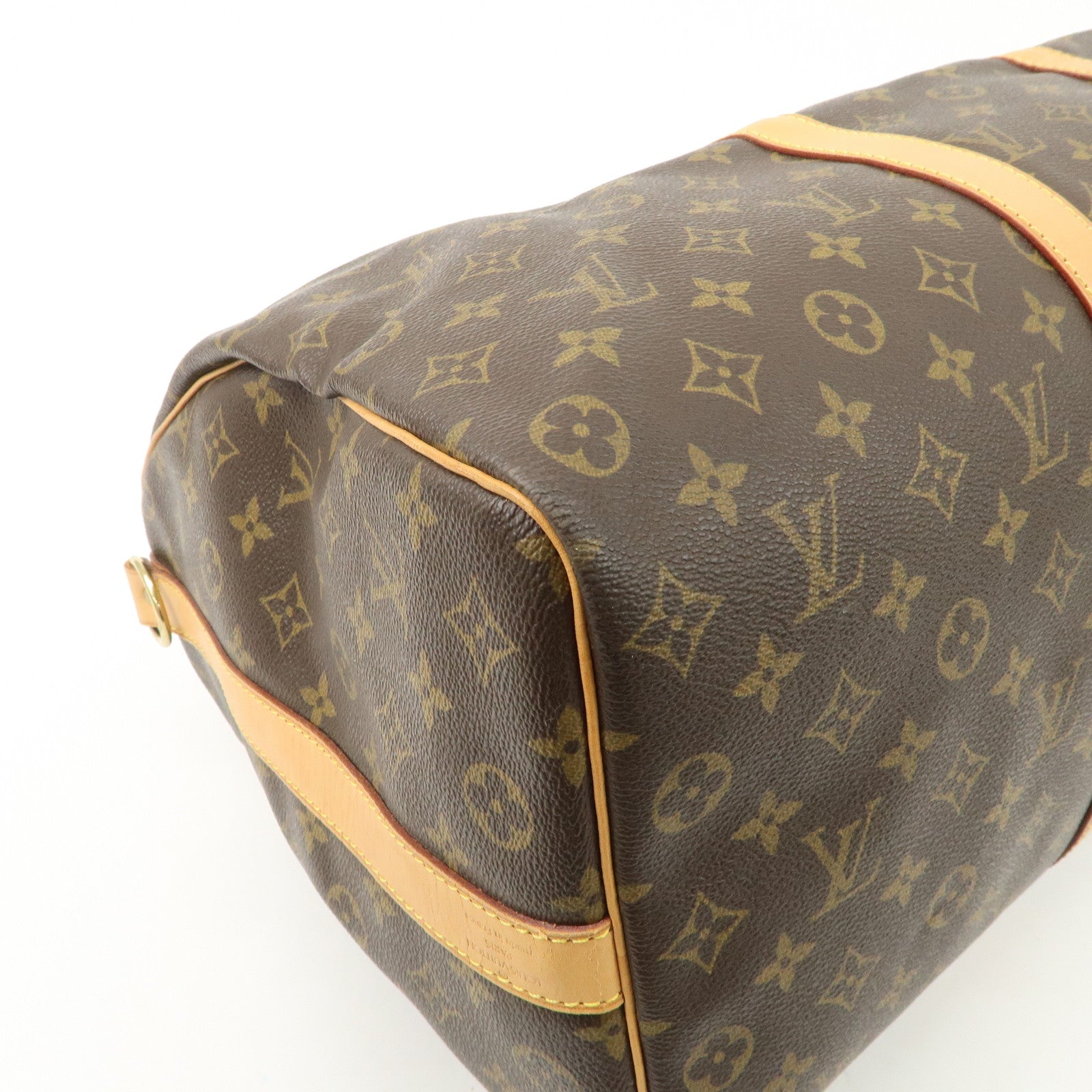 Louis Vuitton Monogram Keep All Bandouliere 50 Boston Bag M41416 Used