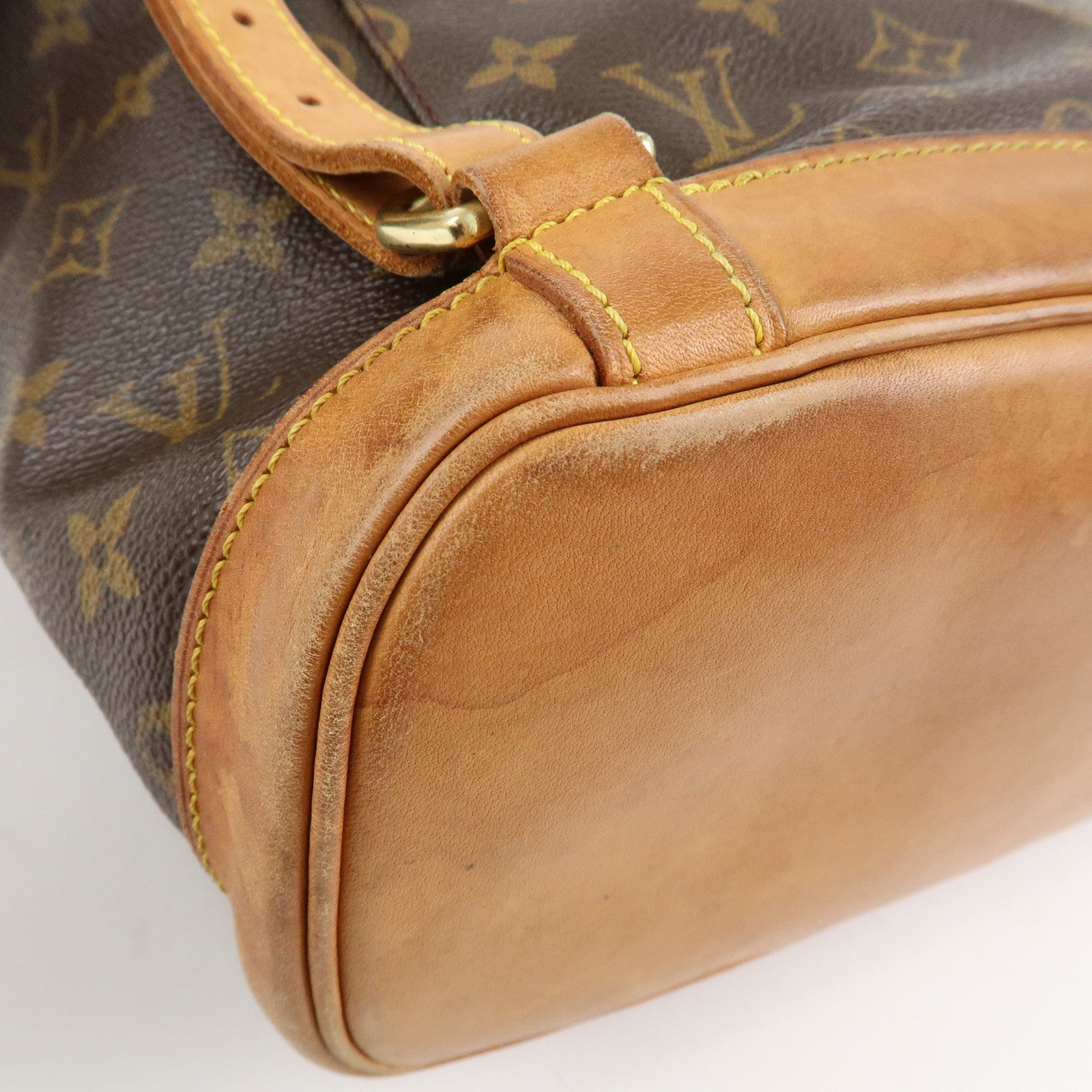 Louis Vuitton Monogram Montsouris GM Back Pack Brown M51135 Used