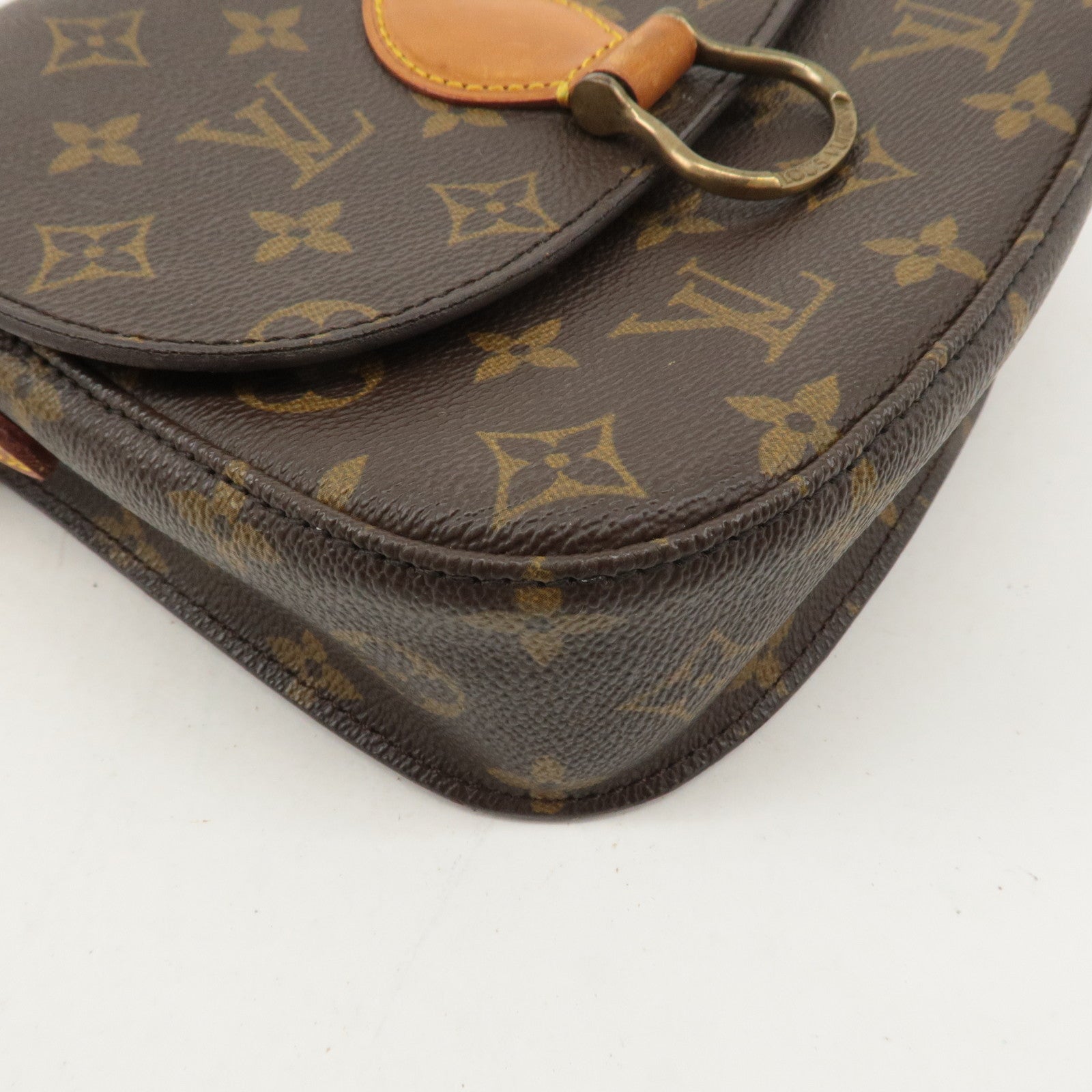 Louis Vuitton Monogram Saint Cloud MM Shoulder Bag Brown M51243