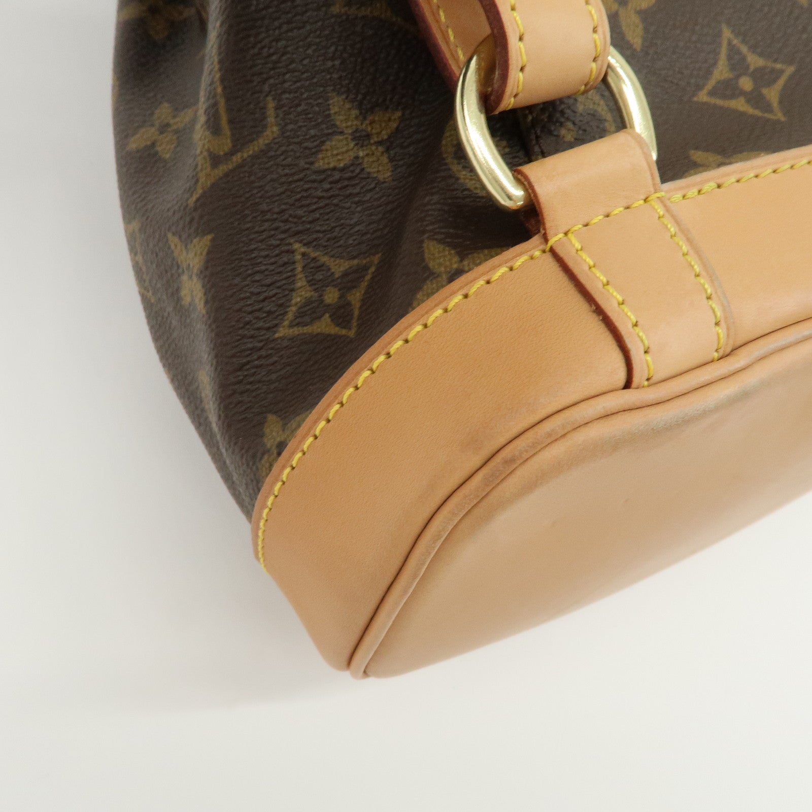 Louis Vuitton Monogram Montsouris MM Back Pack Bag M51136 Used