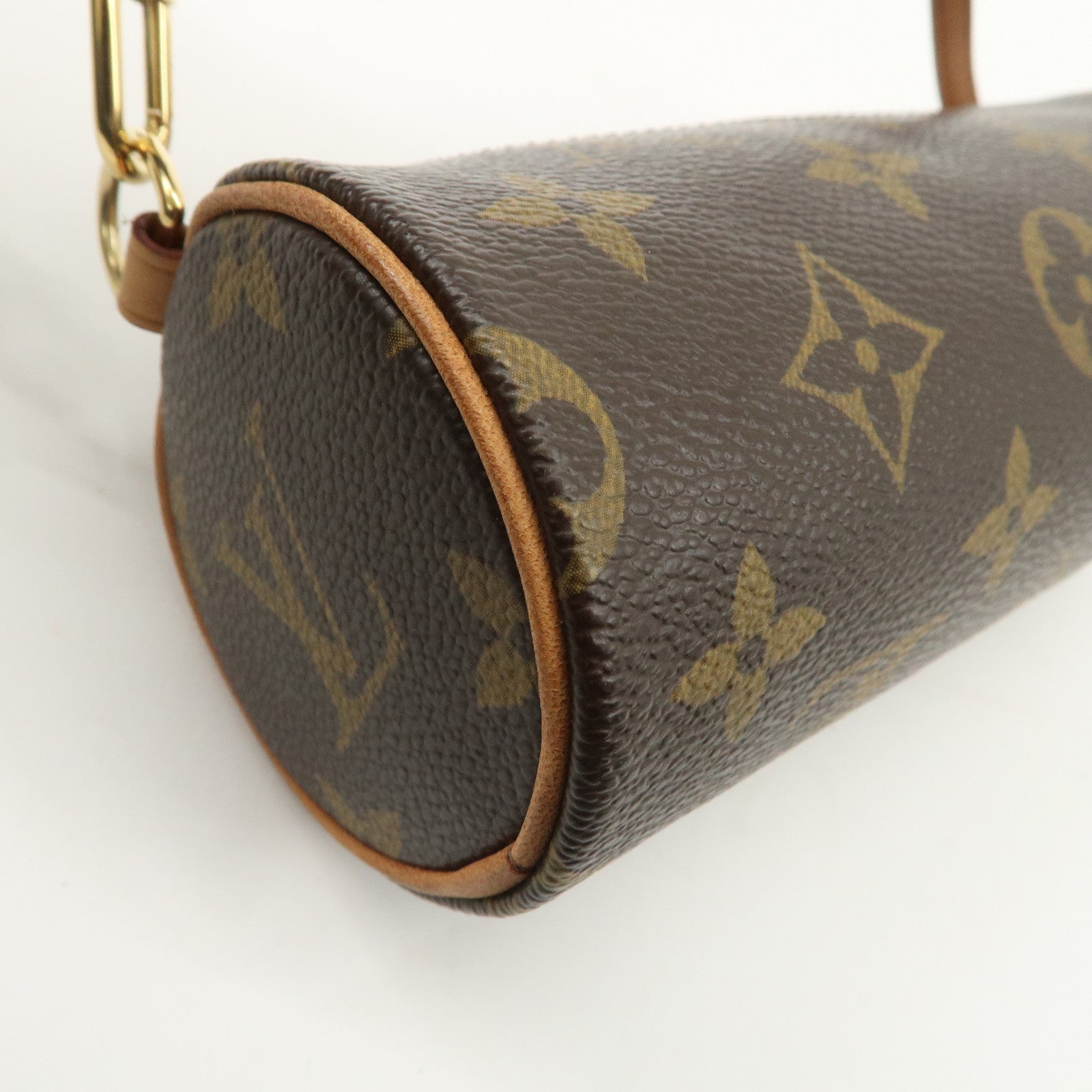 Louis Vuitton Monogram Mini Pouch for Papillon Bag New Style Brown Used