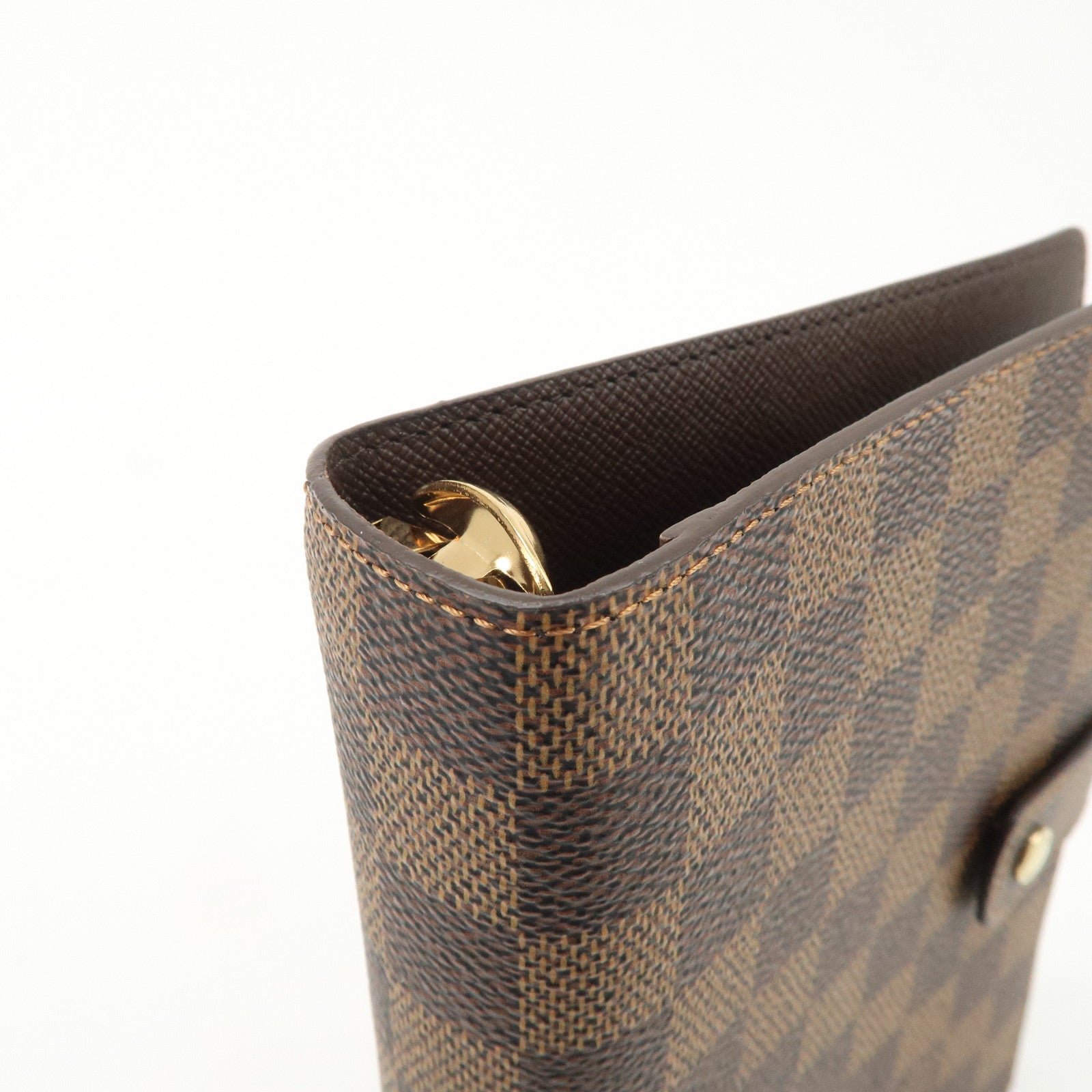 Louis Vuitton Damier Agenda MM Planner Cover Brown R20240