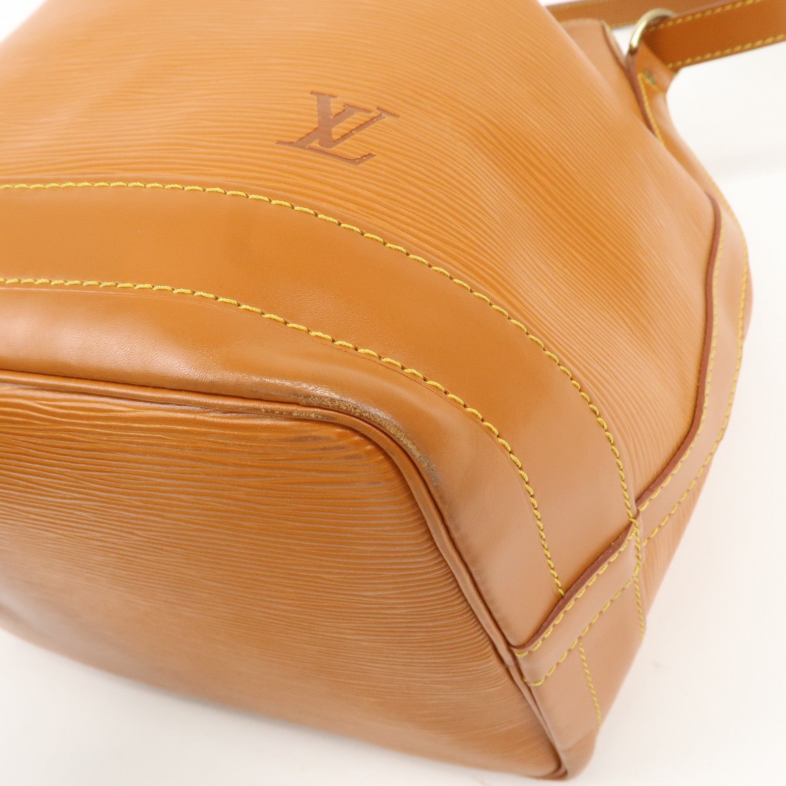 Louis Vuitton Epi Leather Noe Shoulder Bag Zipang Gold M44008 Used