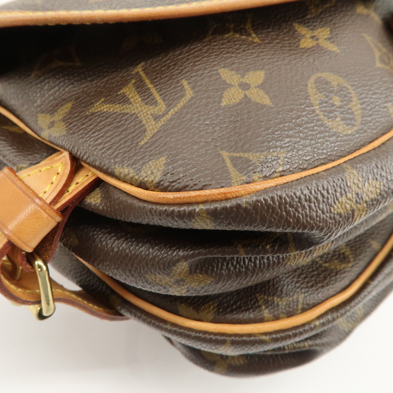 Louis Vuitton Monogram Saumur 30 Crossbody Bag Brown M42256 Used