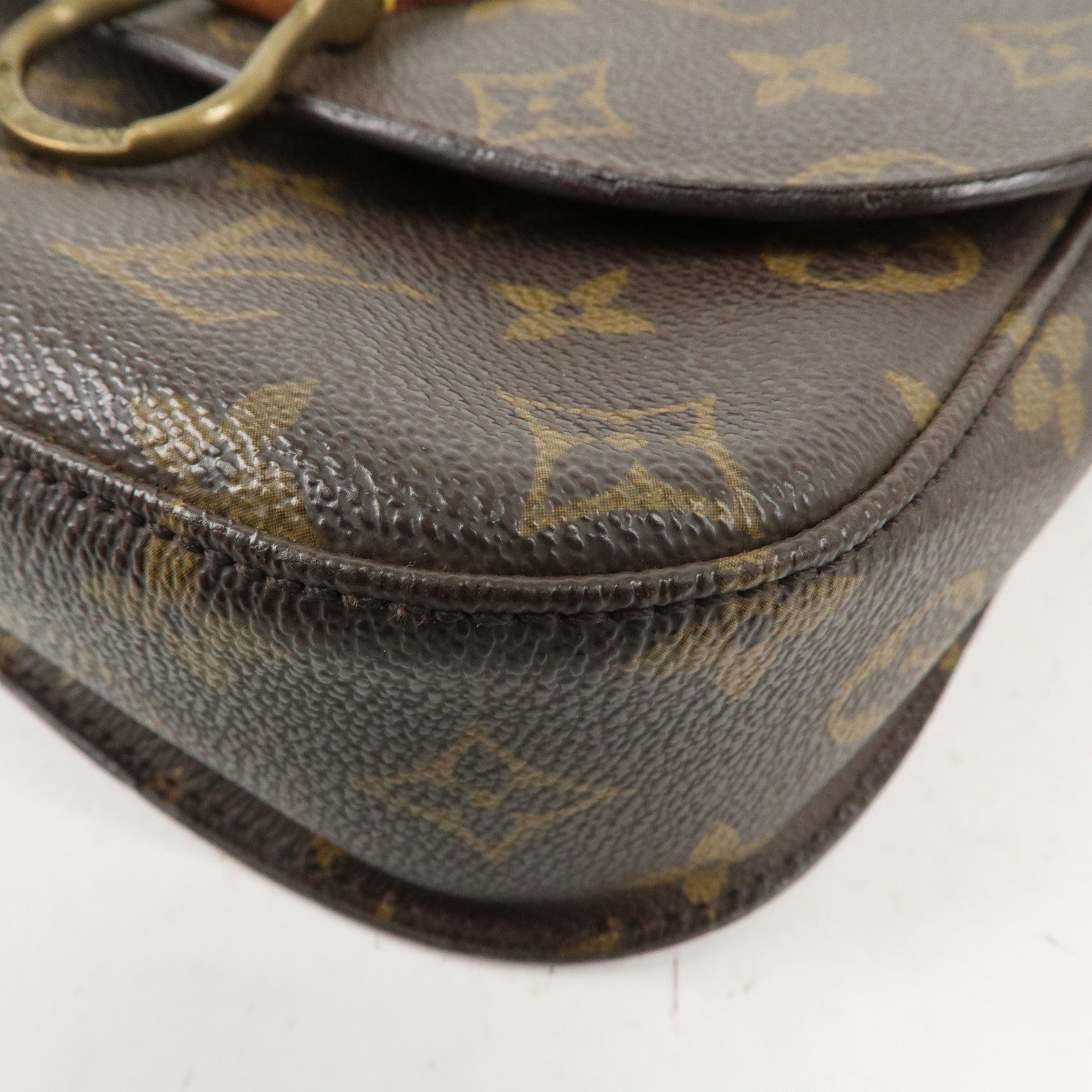 Louis Vuitton Monogram Saint Cloud MM Shoulder Bag Brown M51243