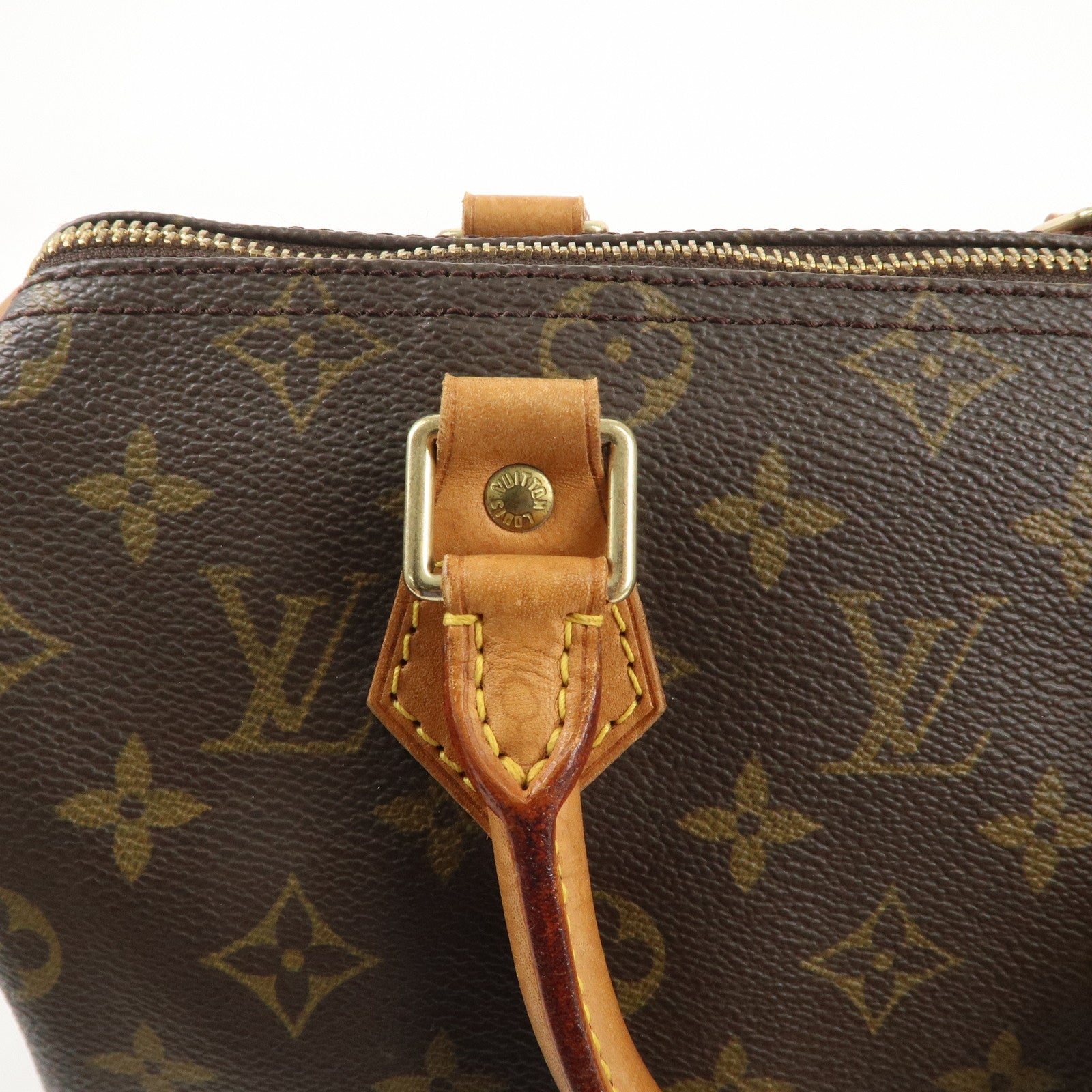 Louis Vuitton Monogram Speedy 25 Hand Bag Boston Bag M41528