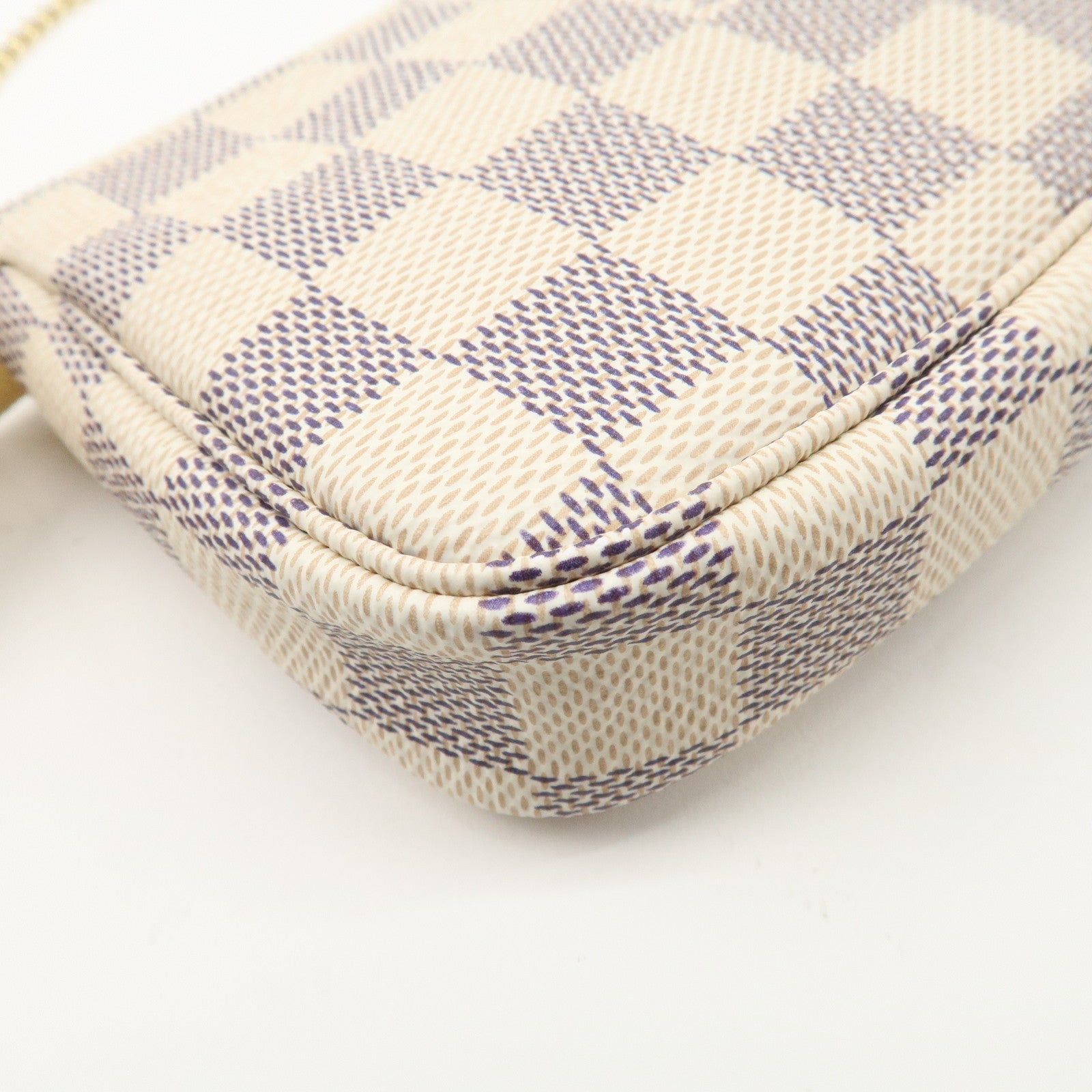 Louis Vuitton Damier Azur Mini Pochette Accessoires Pouch N58010