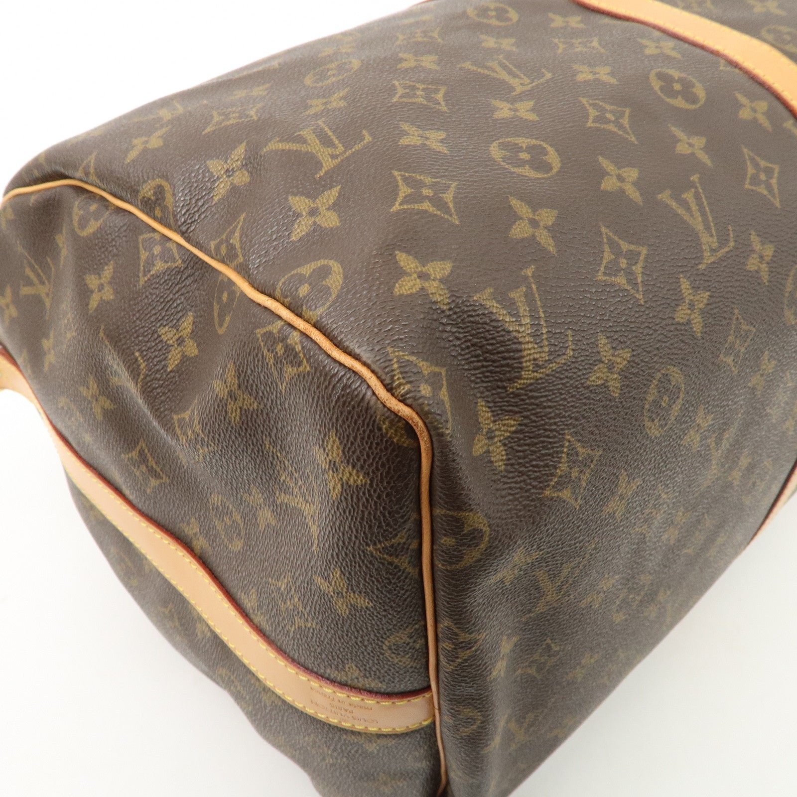 Louis Vuitton Monogram Keep All Bandouliere 55 Boston Bag M41414 Used