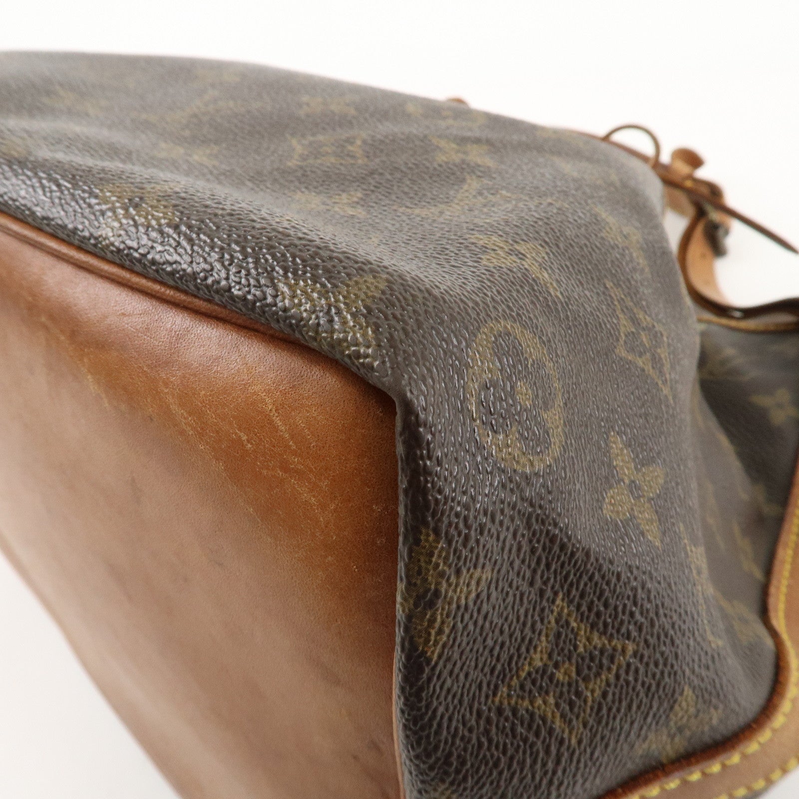 Louis Vuitton Monogram Petit Noe Shoulder Bag Brown M42226