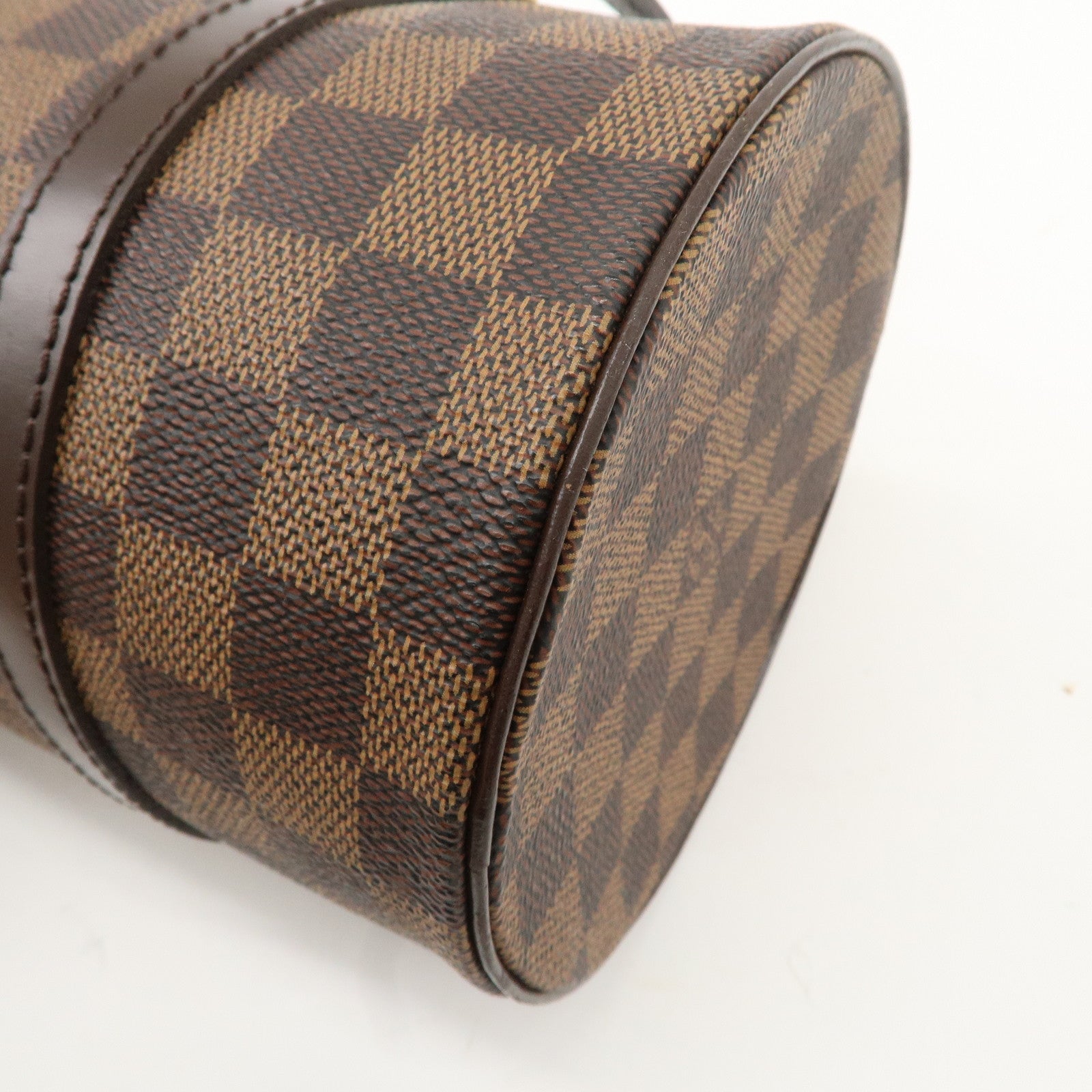 Louis Vuitton Damier Ebene Papillon 26 Hand Bag Brown N51304 Used