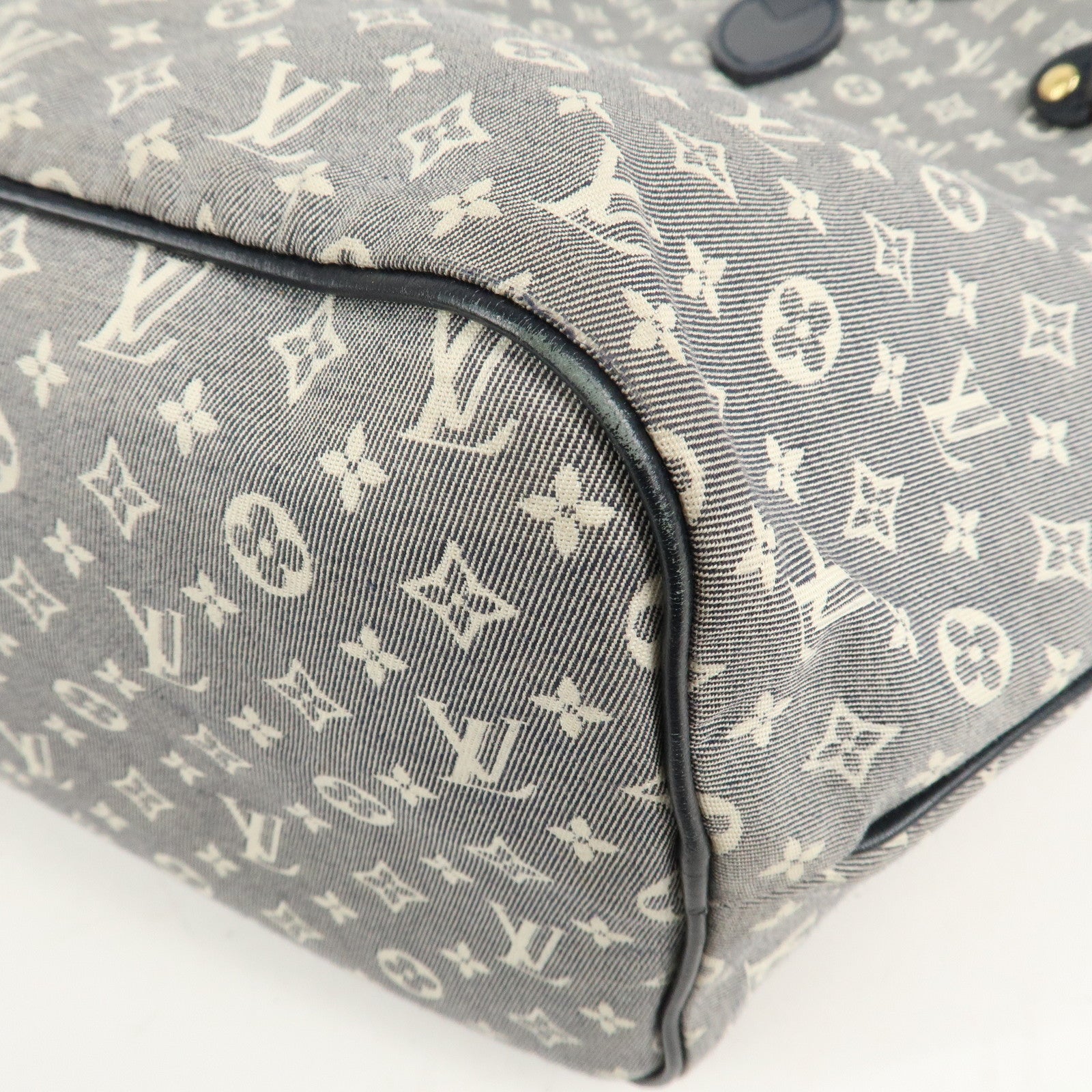 Louis Vuitton Monogram Idylle Neverfull MM Tote Bag Encre M40514 Used