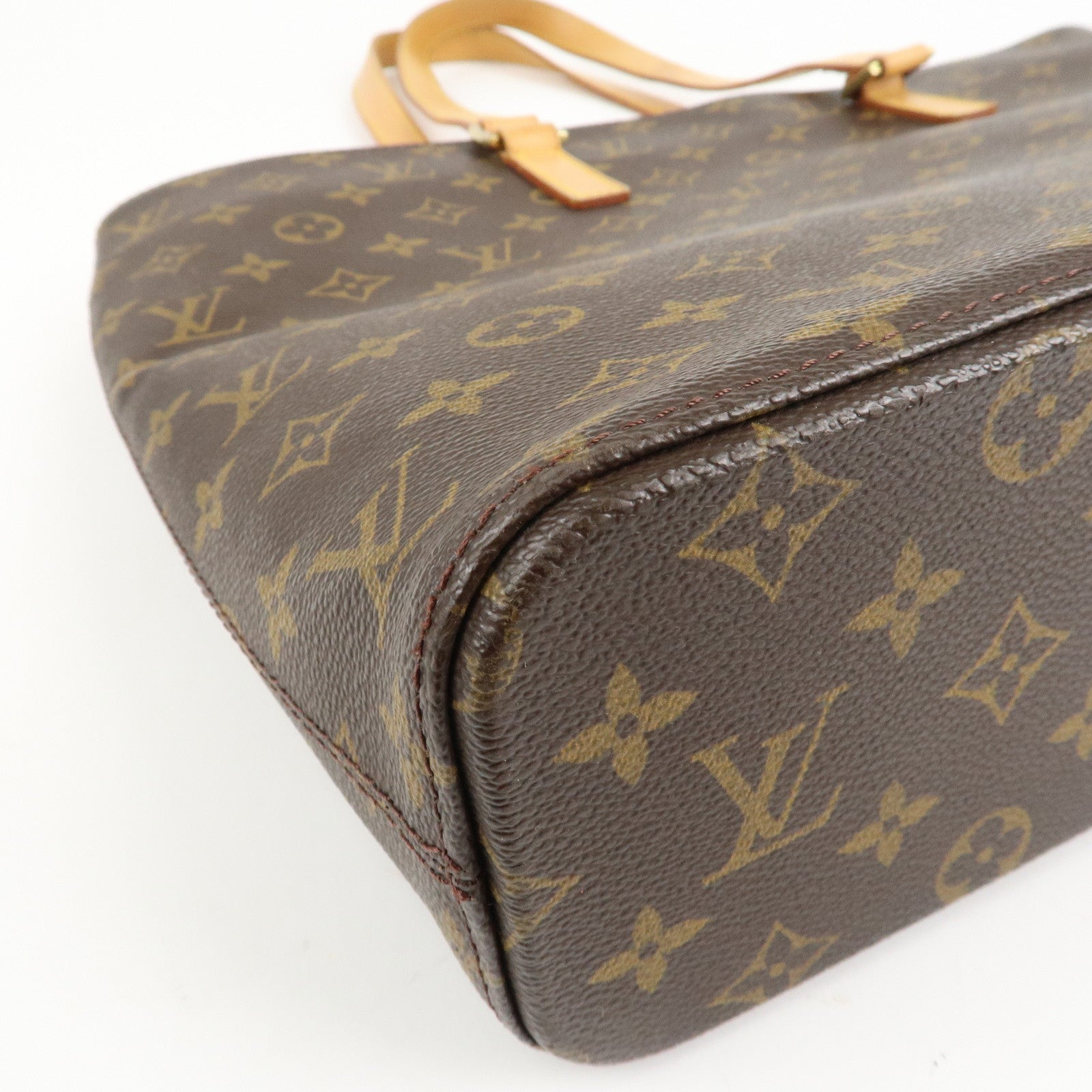 Louis Vuitton Monogram Luco Tote Bag Hand Bag Brown M51155 Used