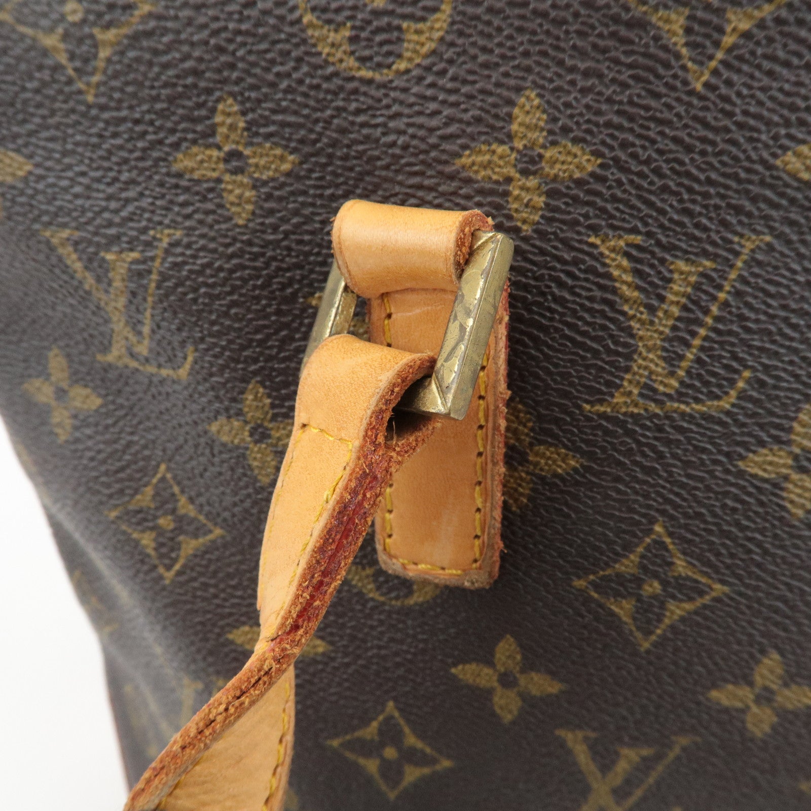 Louis Vuitton Monogram Cabas Piano Tote Bag Hand Bag M51148 Used