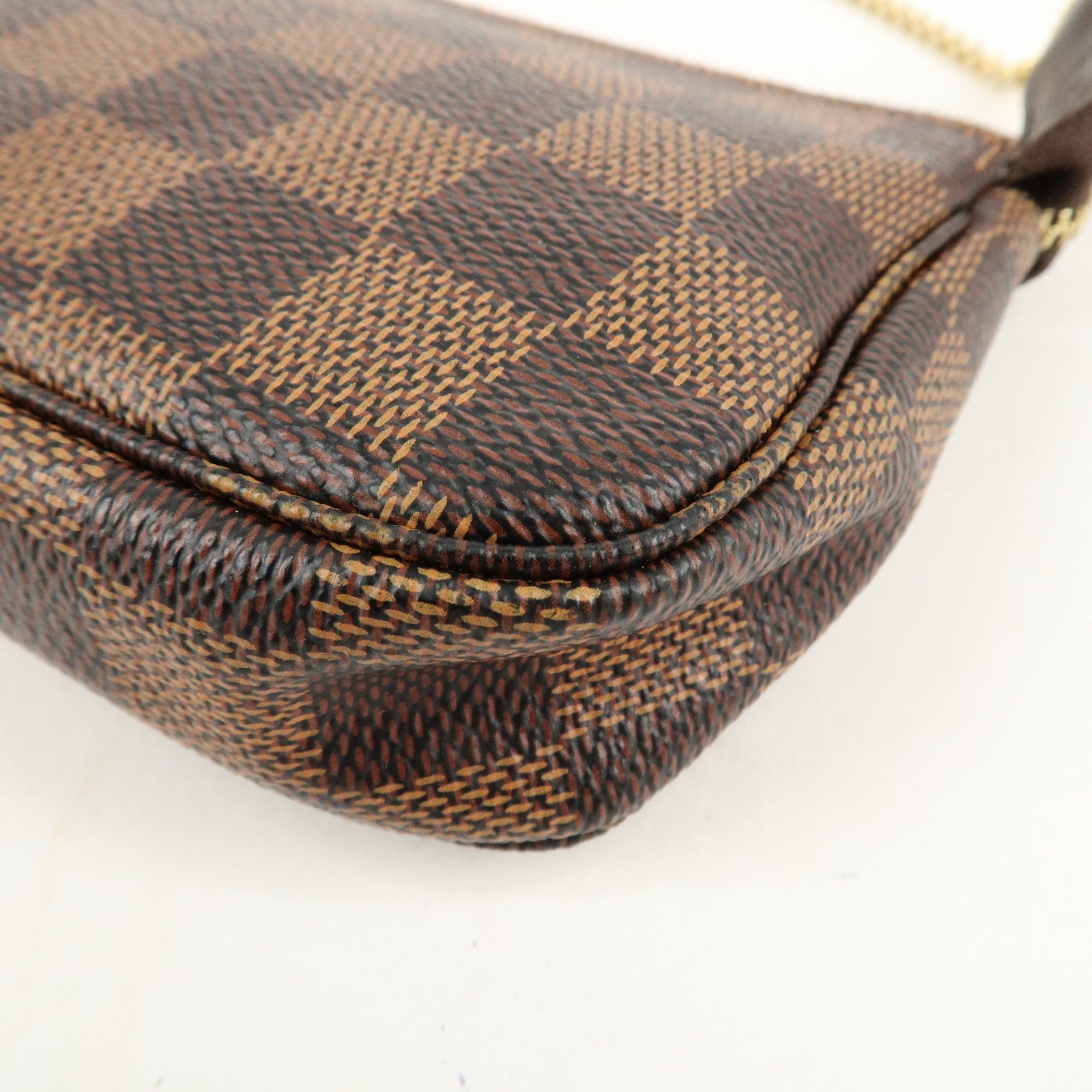 Louis Vuitton Damier Mini Pochette Accessoires Pouch N58009 Used