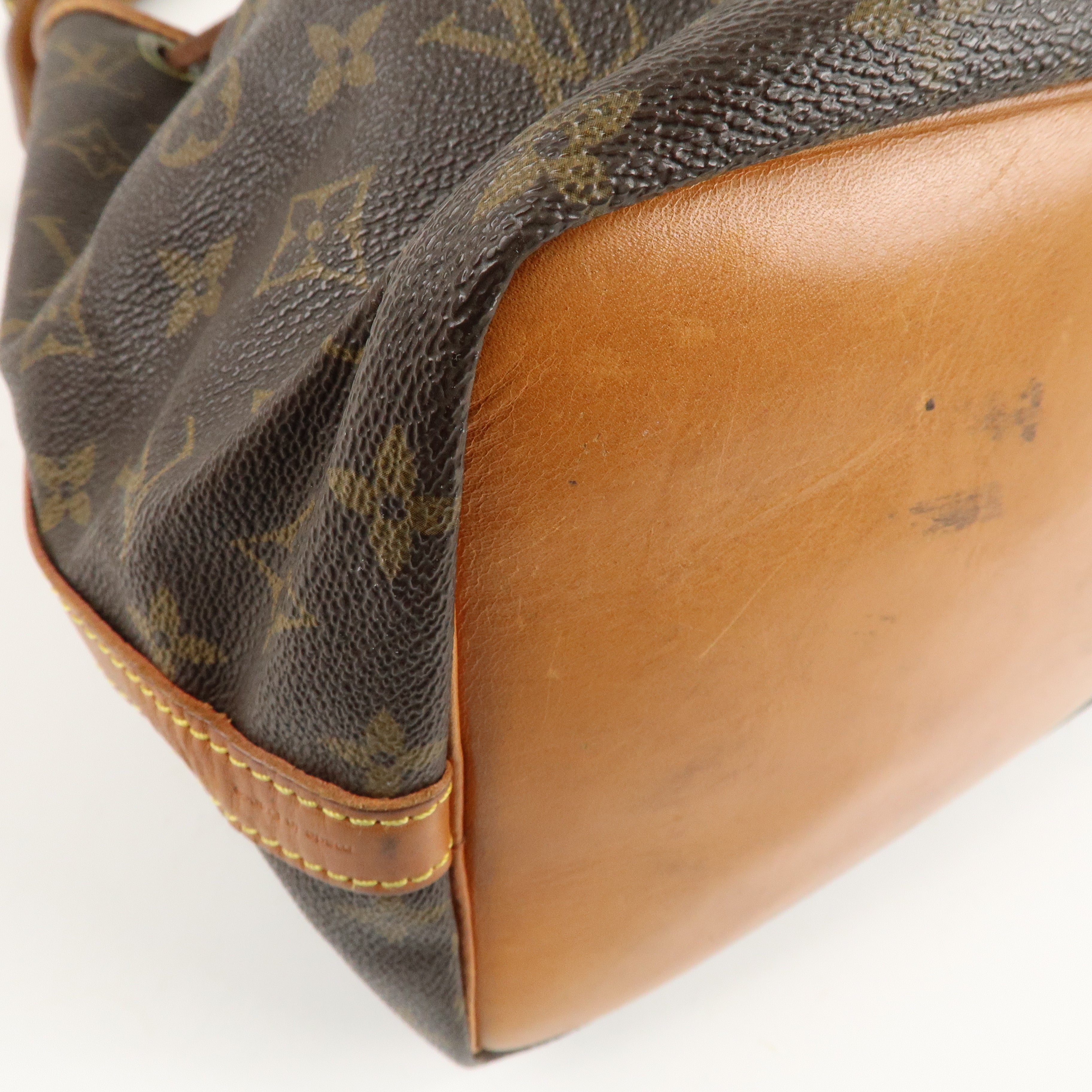 Louis Vuitton Monogram Petit Noe Shoulder Bag Brown M42226