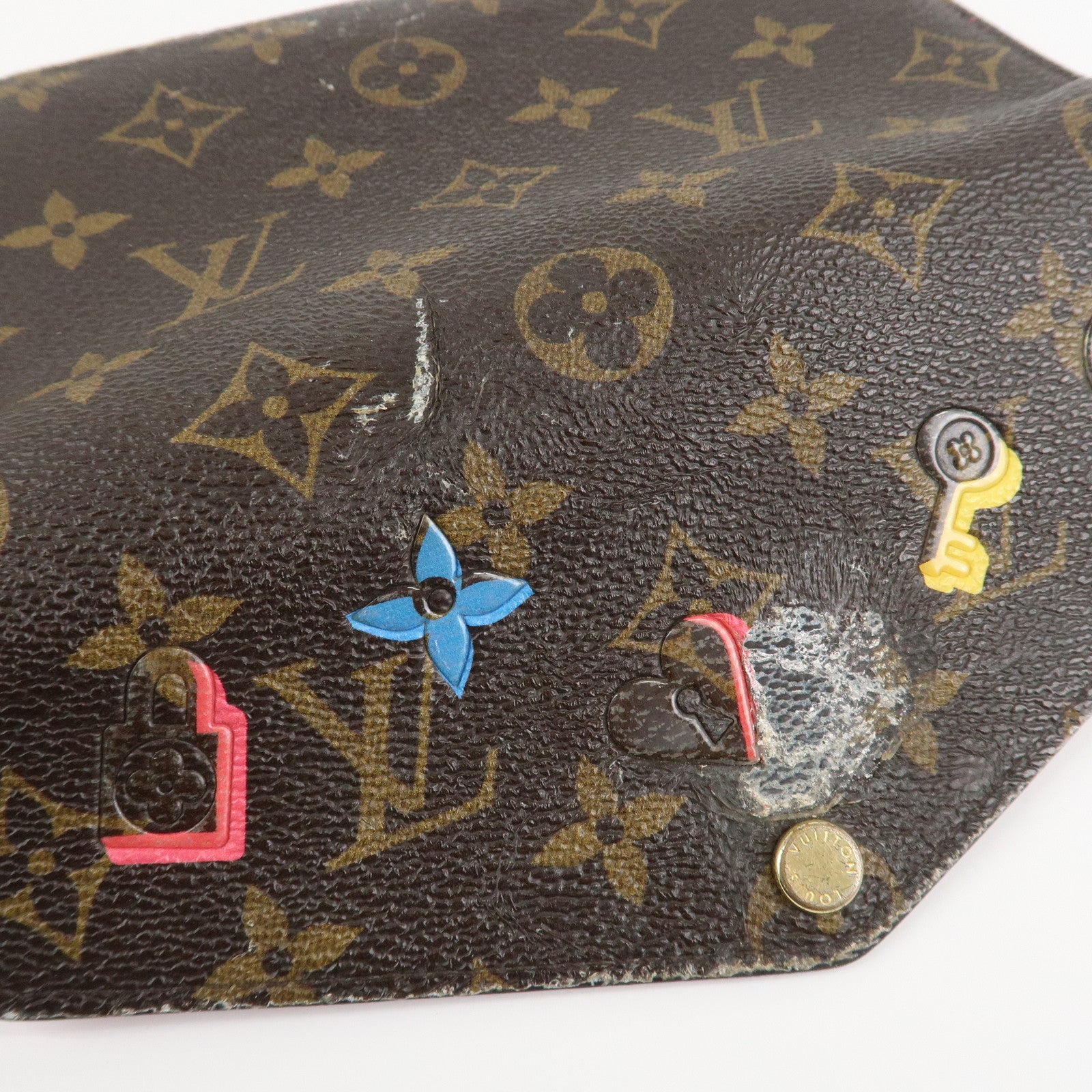 Louis Vuitton Monogram Lovelock Portefeuille Sarah Wallet M64117 Used