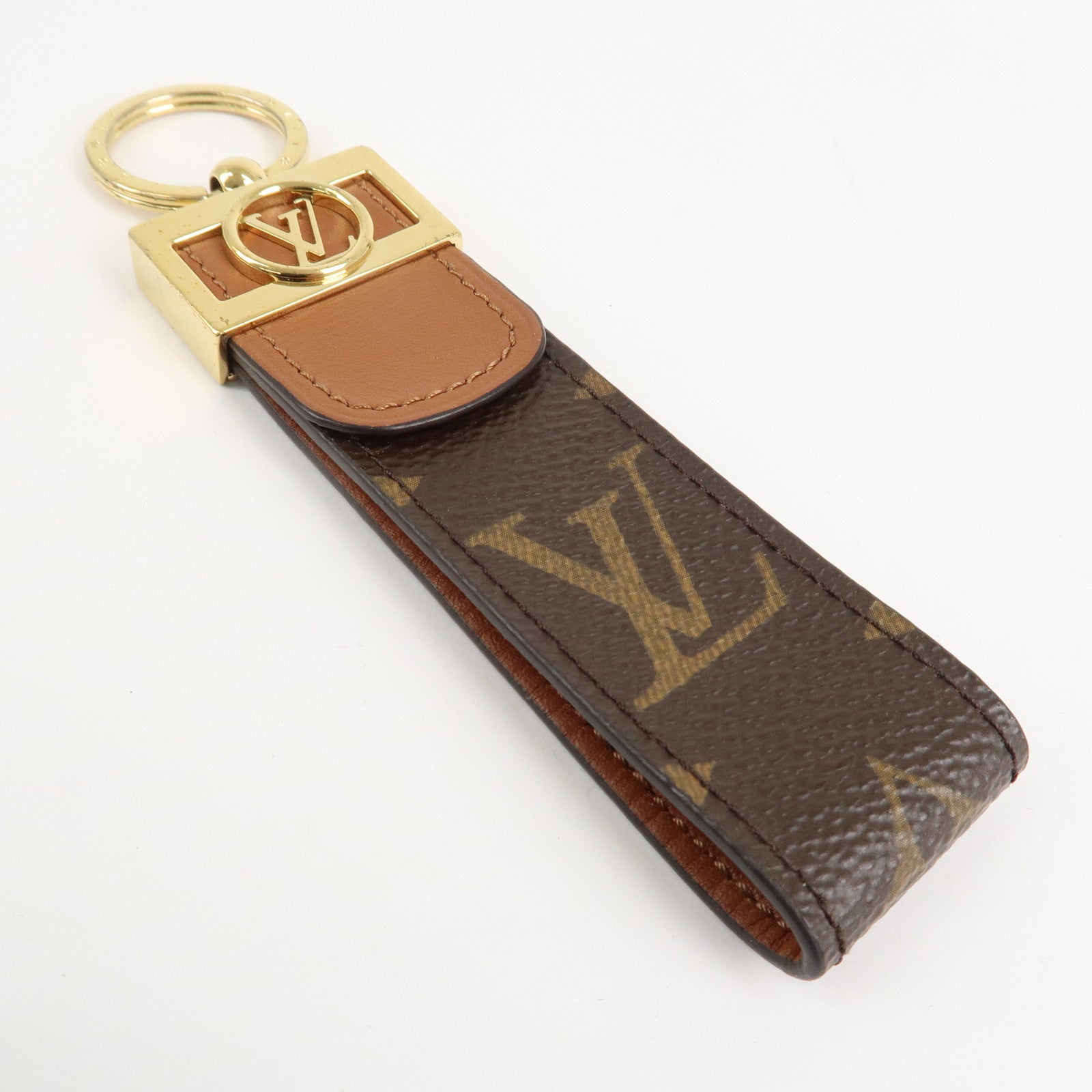 Louis Vuitton Monogram Porte Cles Dragone Dauphine Charm M69000 Used