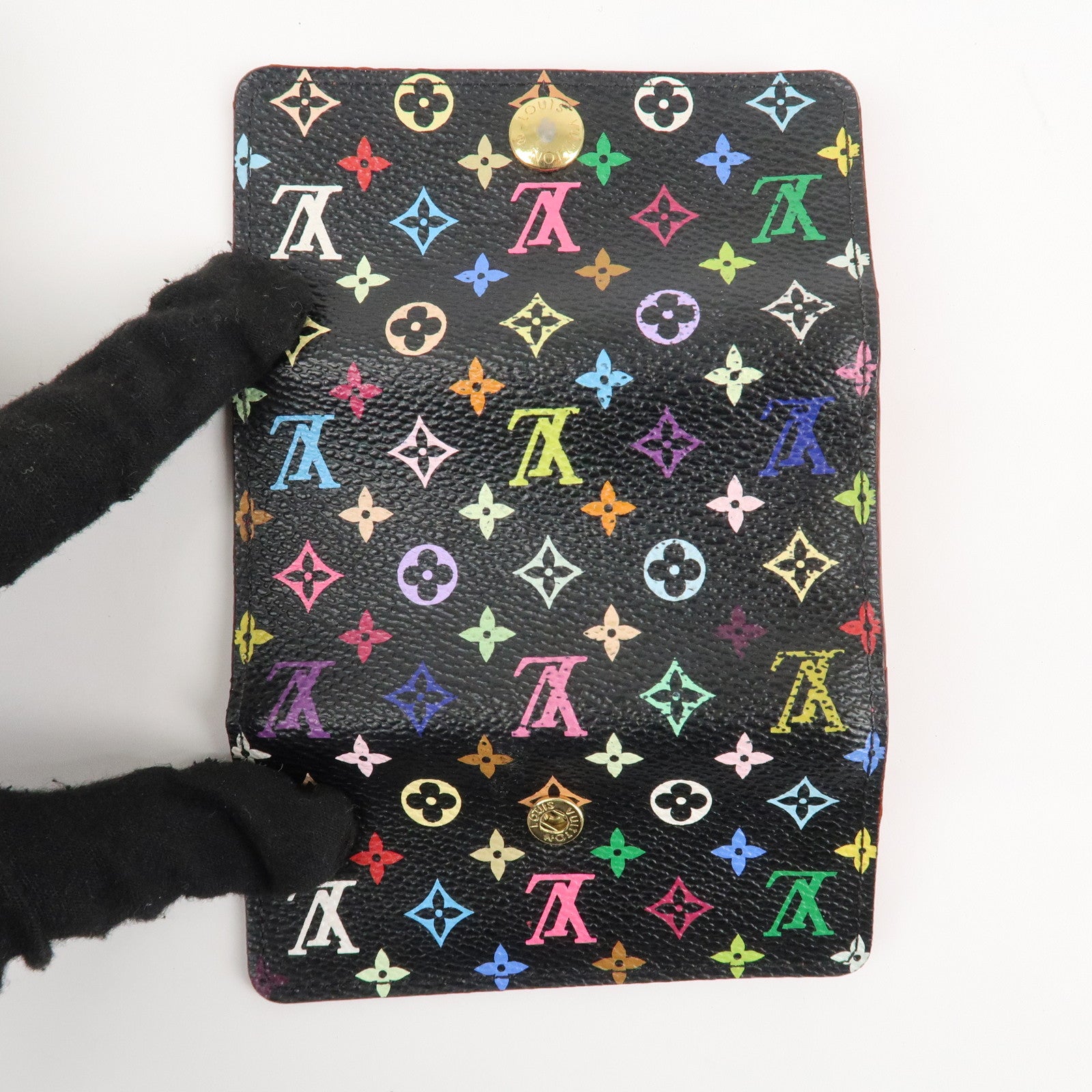 Louis Vuitton Monogram Multicolor Multicles 4 Key Case Noir M93732