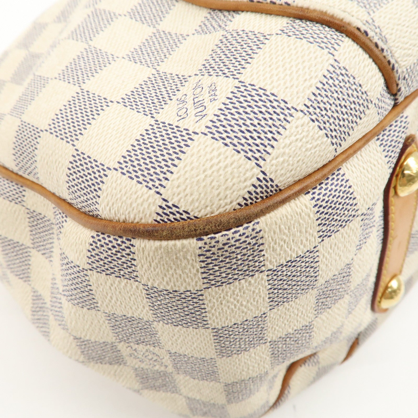 Louis Vuitton Damier Azur Galliera PM Shoulder Bag N55215 Used