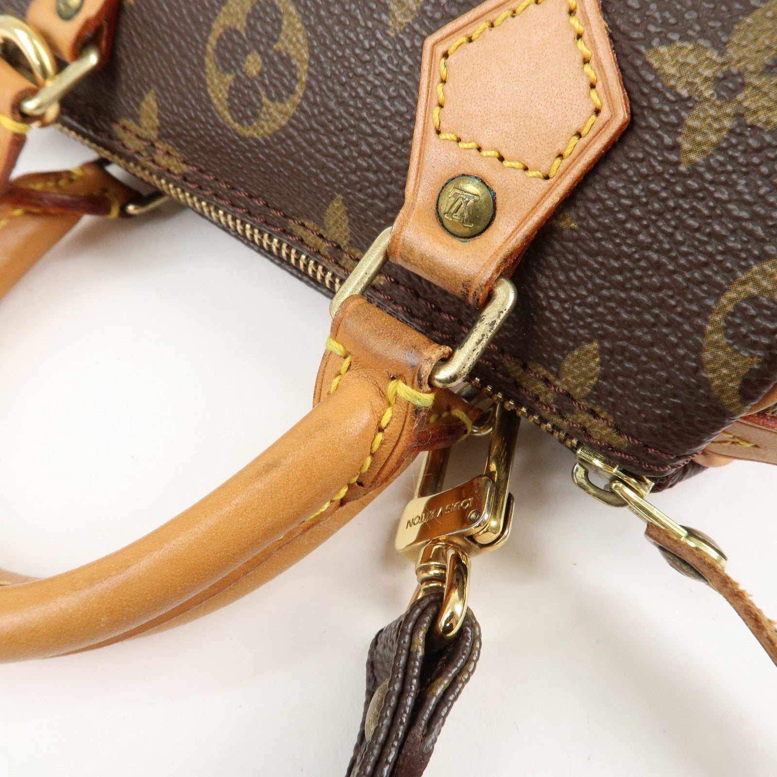 Louis Vuitton Monogram Mini Speedy 
Strap M41534 J75010