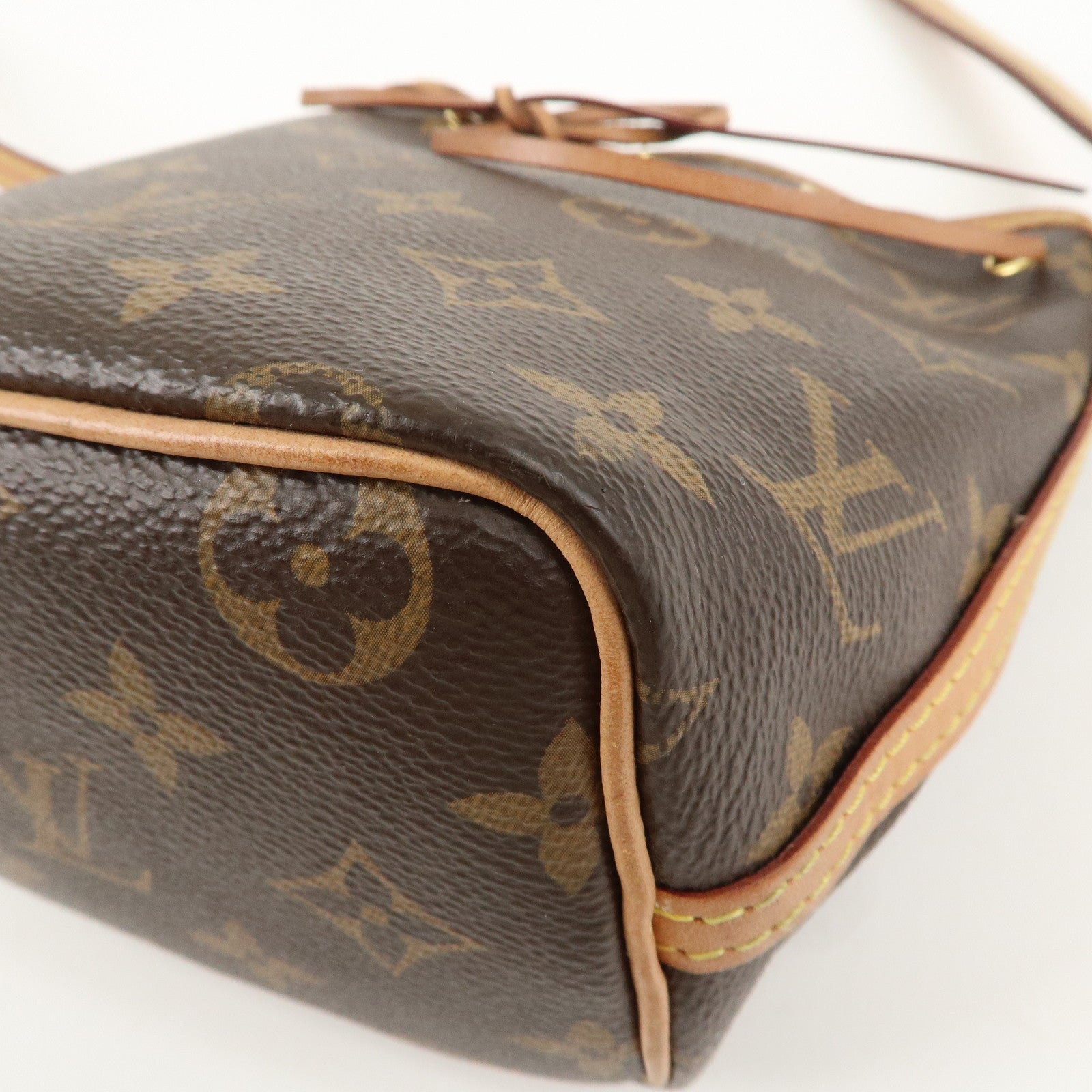 Louis Vuitton Monogram Nano Noe Shoulder Bag Brown M41346