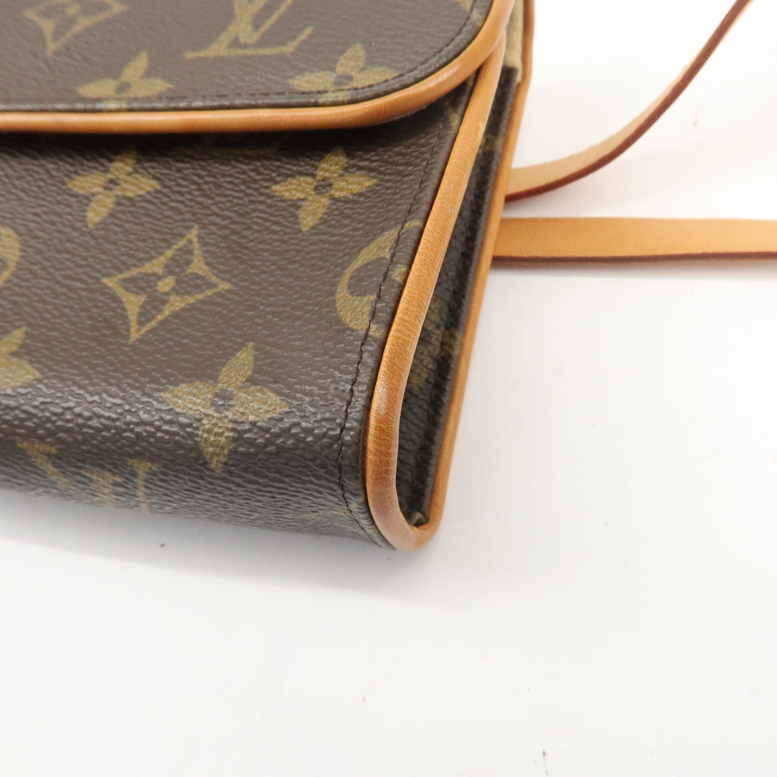 Louis Vuitton Monogram Pochette Florentine Waist Bag BeltXS M51855 Used