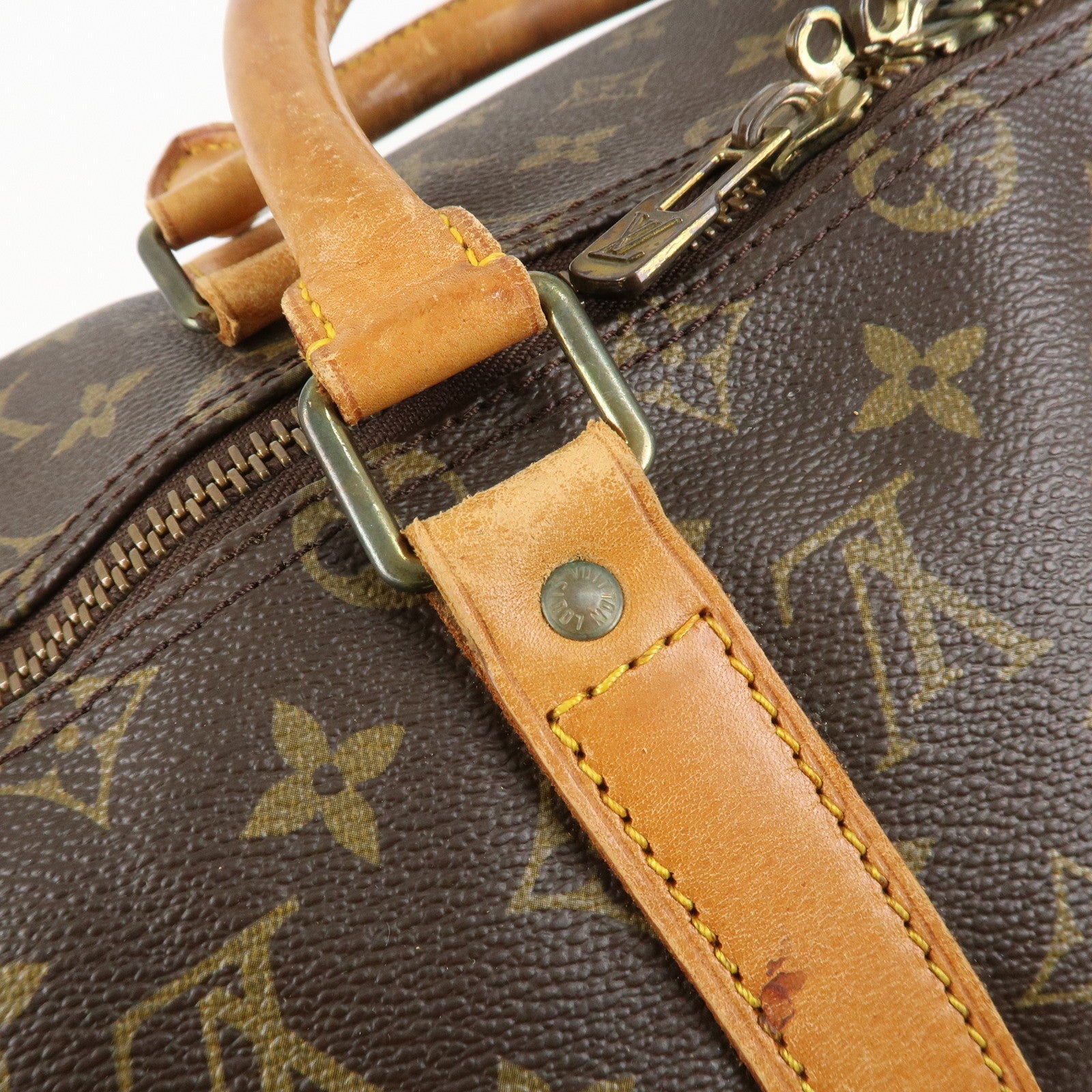 Louis Vuitton Monogram Keep All 50 Bag Boston Bag M41426 Used