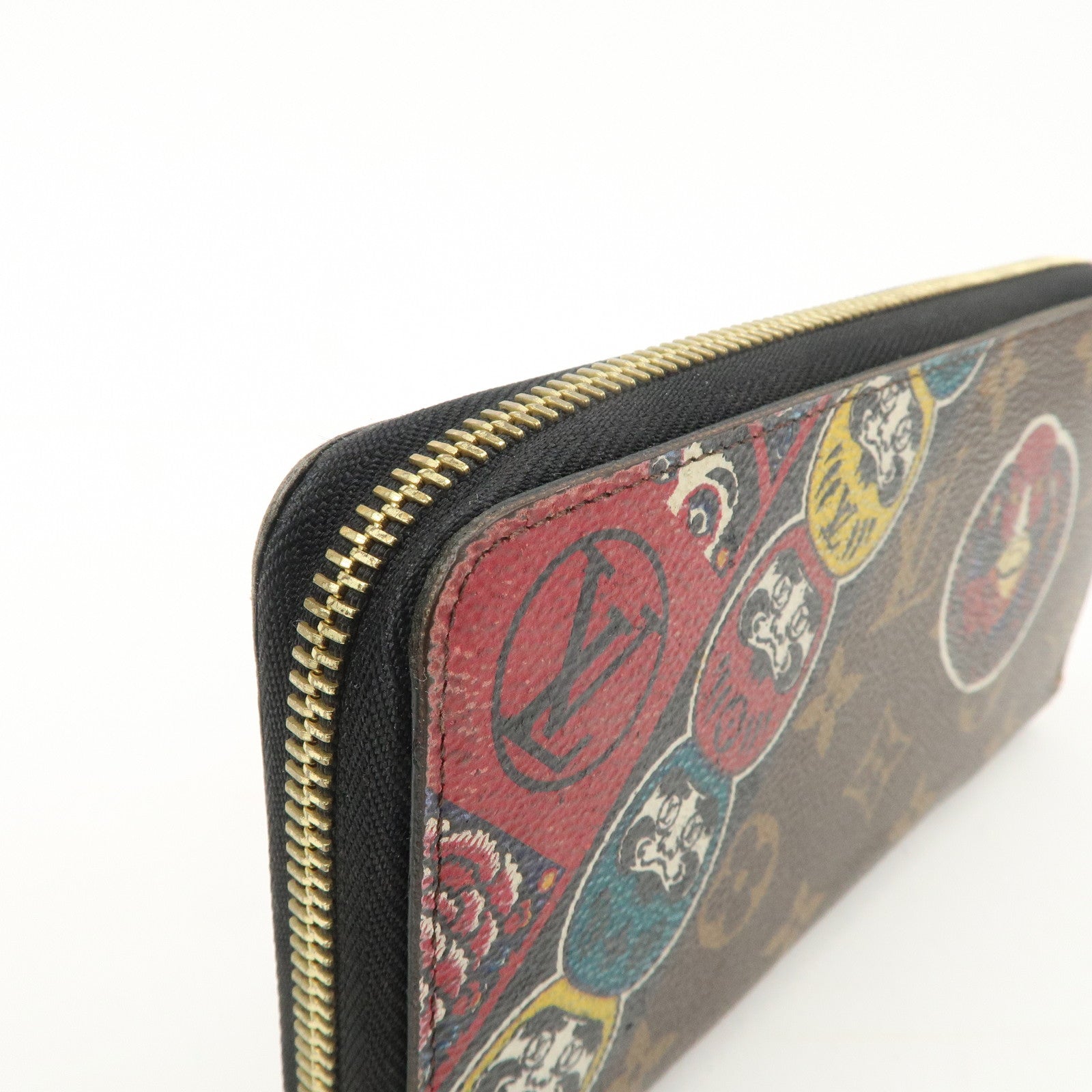 Louis Vuitton Zippy Wallet Kansai Yamamoto Kabuki Daruma M67249 Used