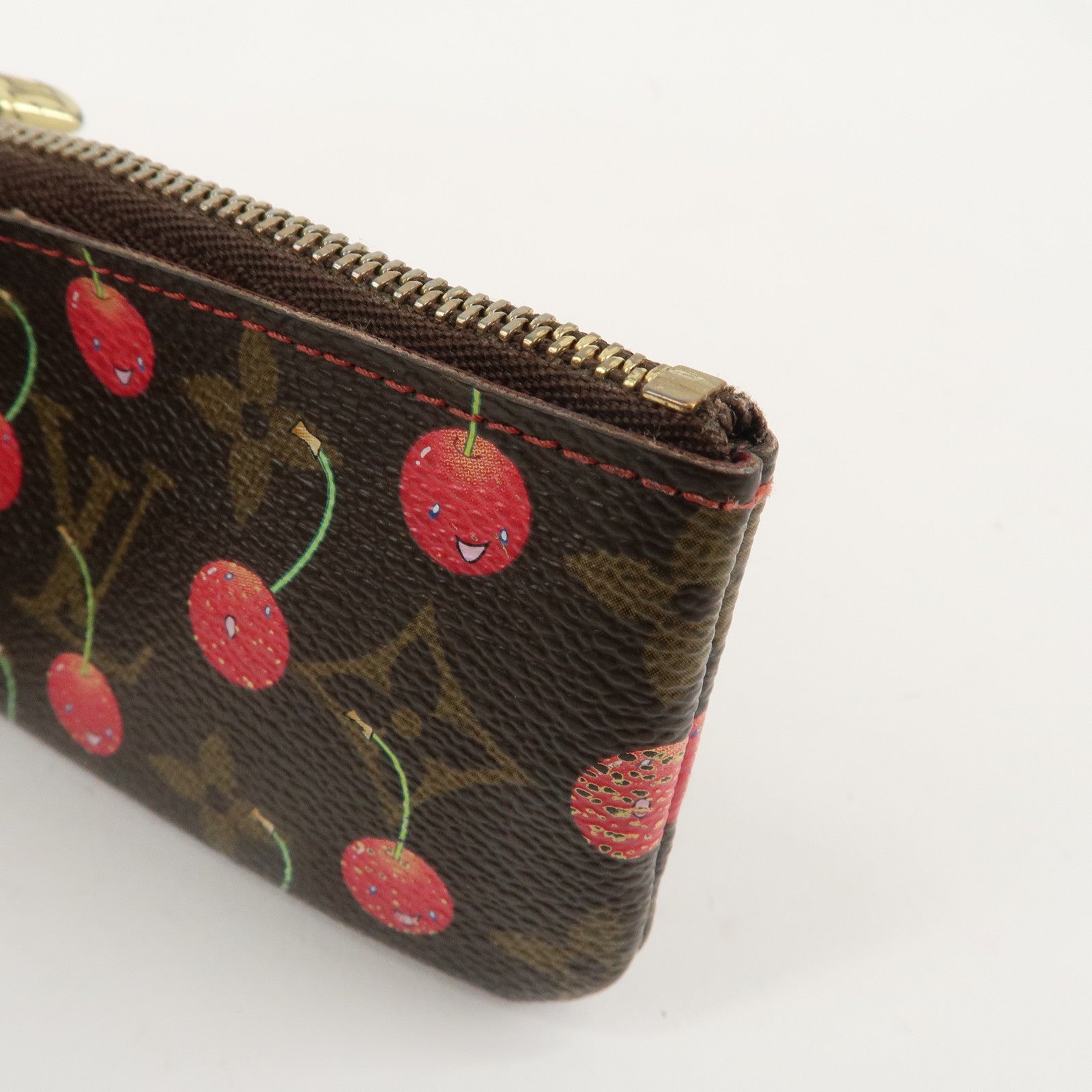 Louis Vuitton Monogram Cherry Pochette Cles Coin Case M95042