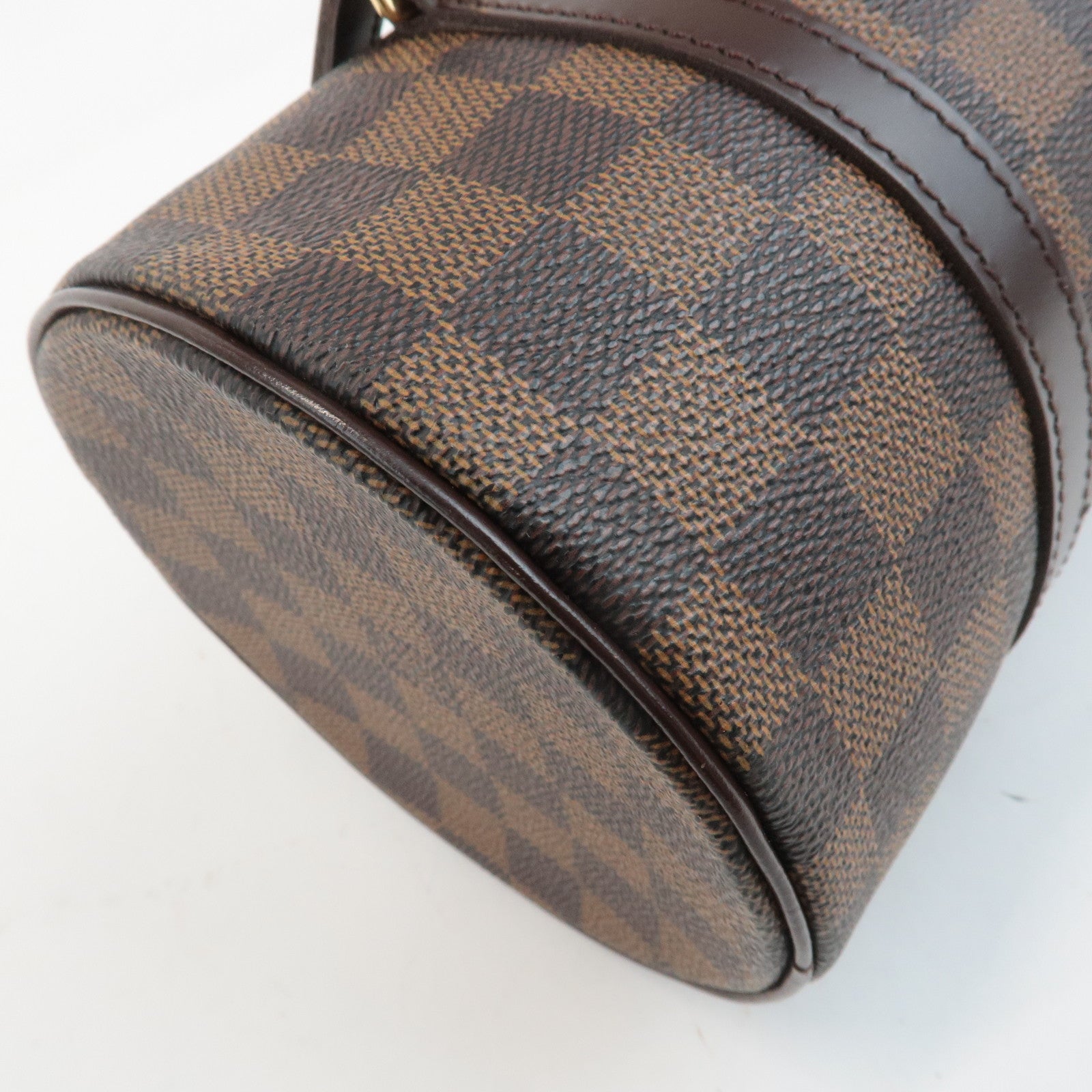 Louis Vuitton Damier Ebene Papillon 26 Hand Bag Brown N51304 Used