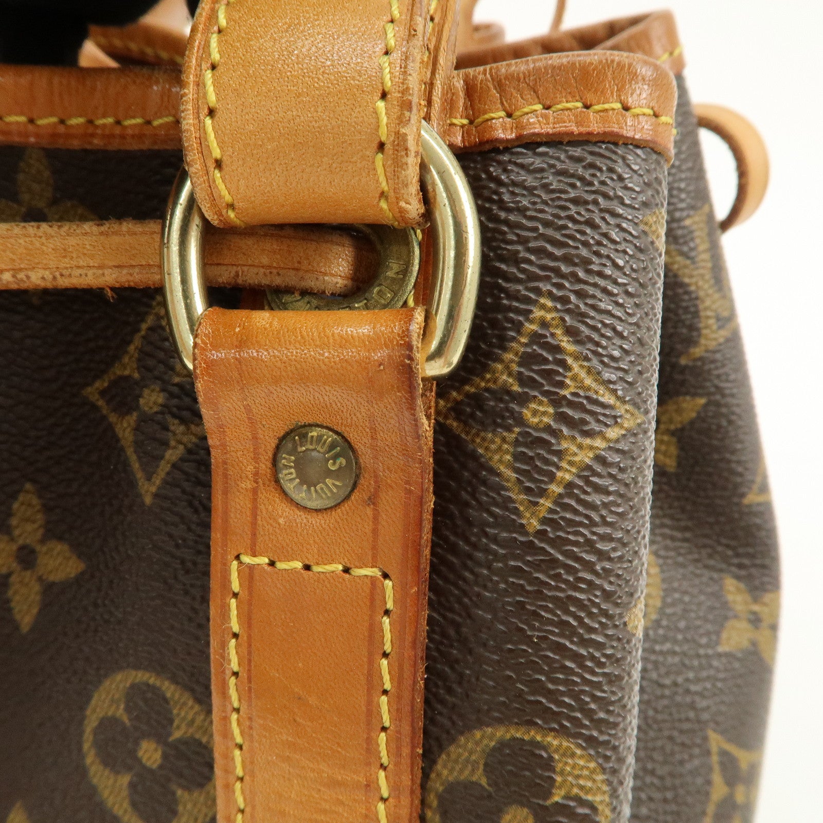 Louis Vuitton Monogram Petit Noe Shoulder Bag Brown M40818