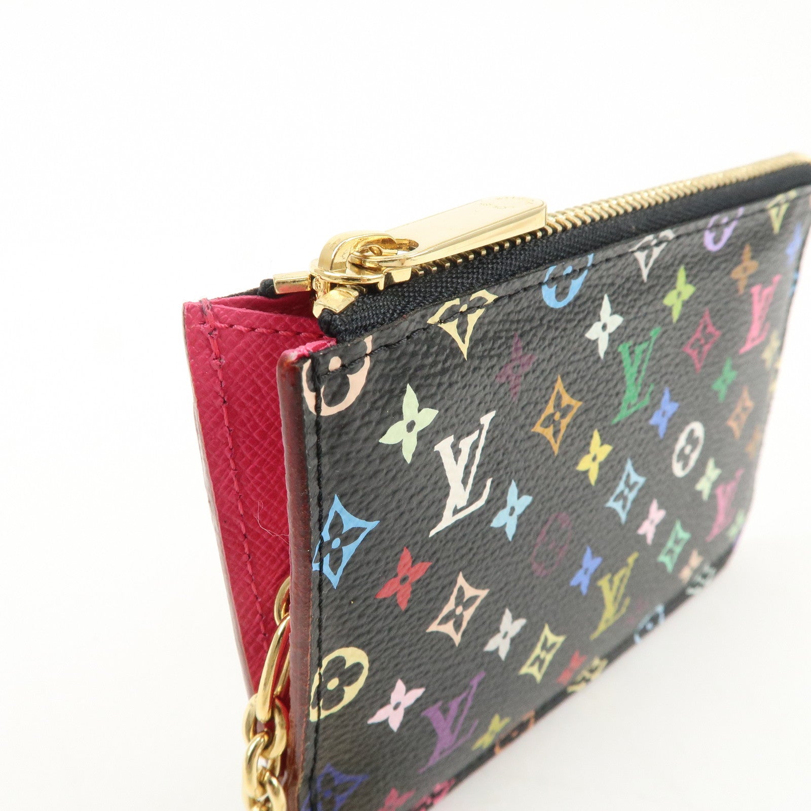 Louis Vuitton Monogram Multicolor Pochette Cles Coin Case M93735 Used