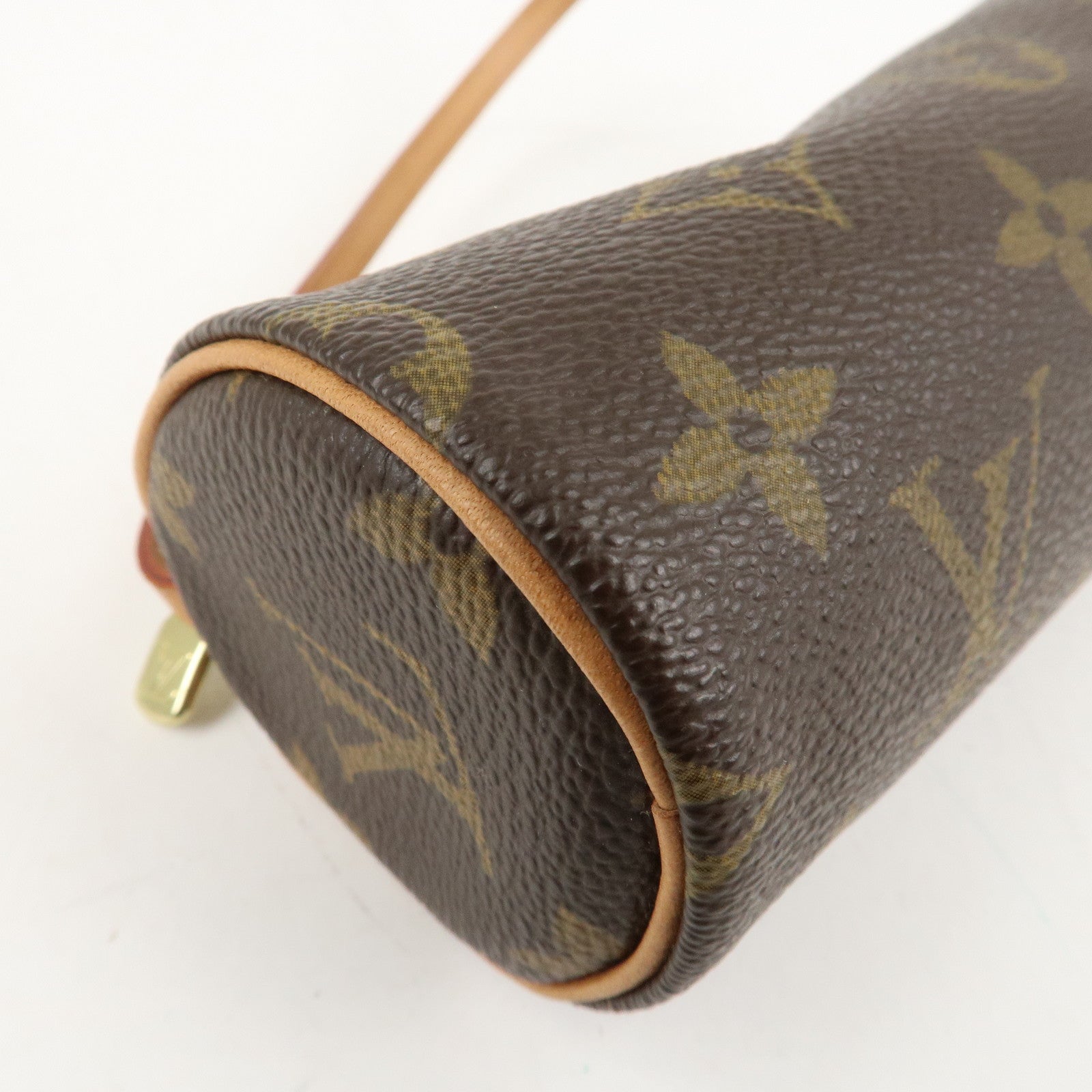 Louis Vuitton Monogram Mini Pouch for Papillon Bag Brown Used