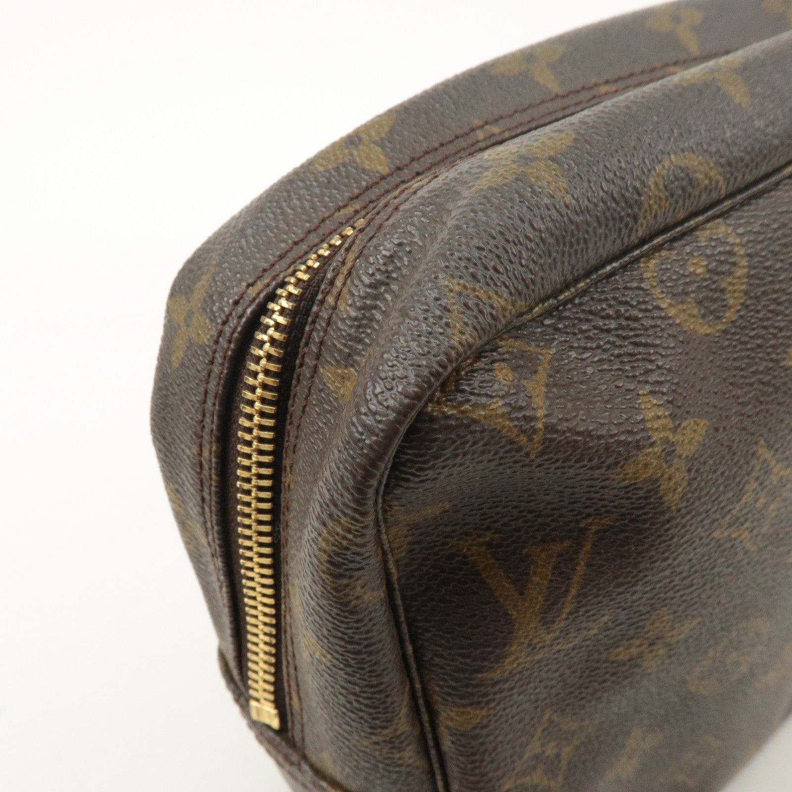 Louis Vuitton Monogram Trousse Toilette 28 Pouch Brown M47522