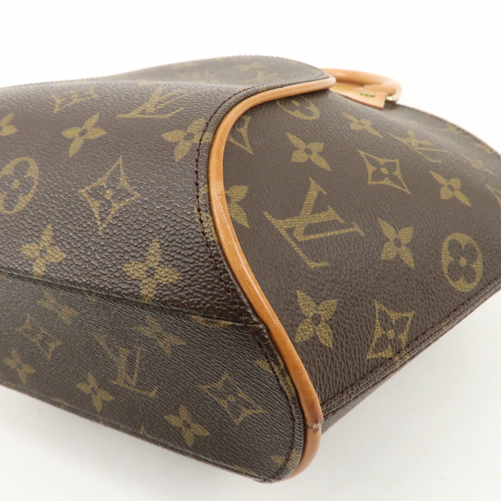 Louis Vuitton Monogram Ellipse PM Hand Bag Brown M51127 Used