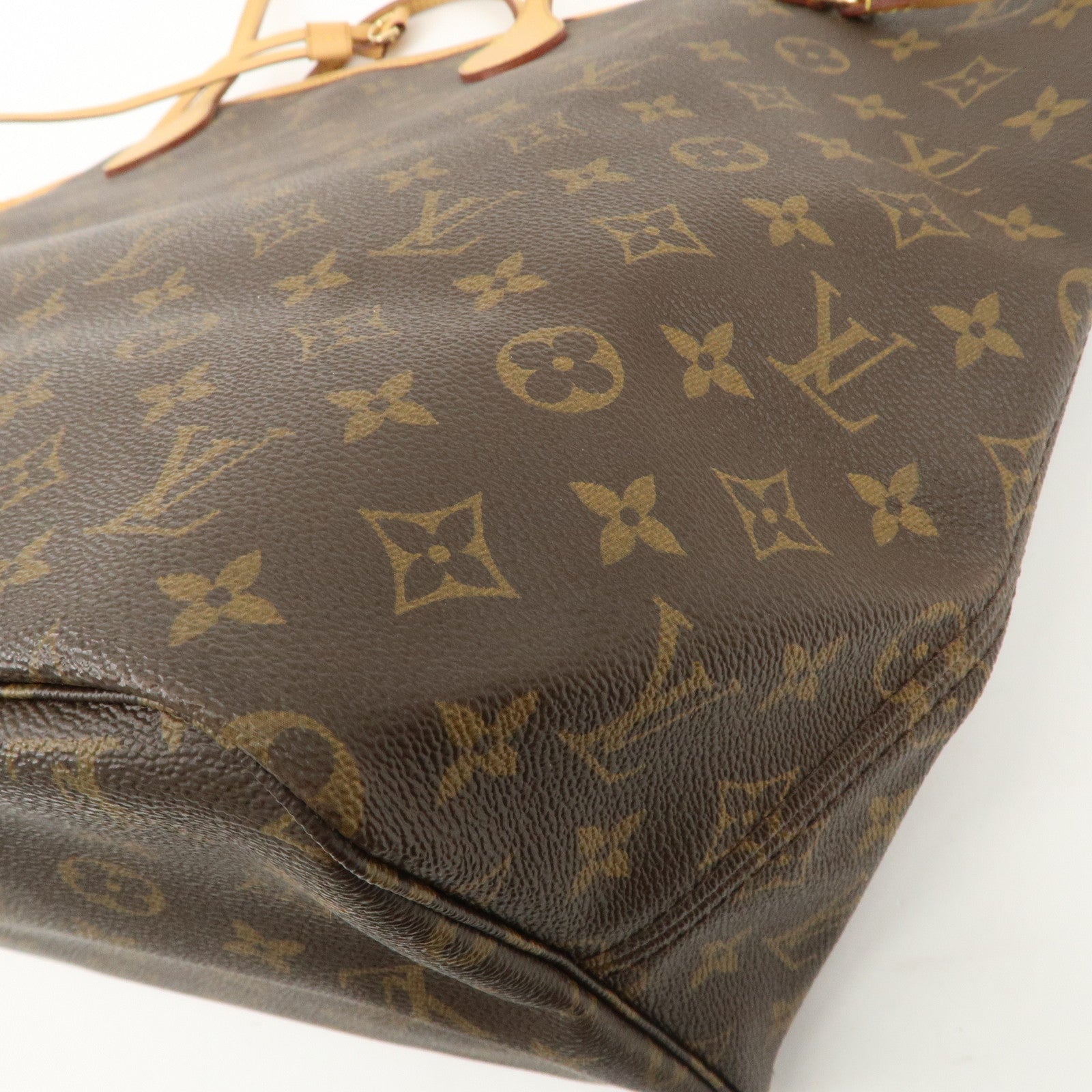 Louis Vuitton Monogram Neverfull GM Tote Bag Brown M40157 Used