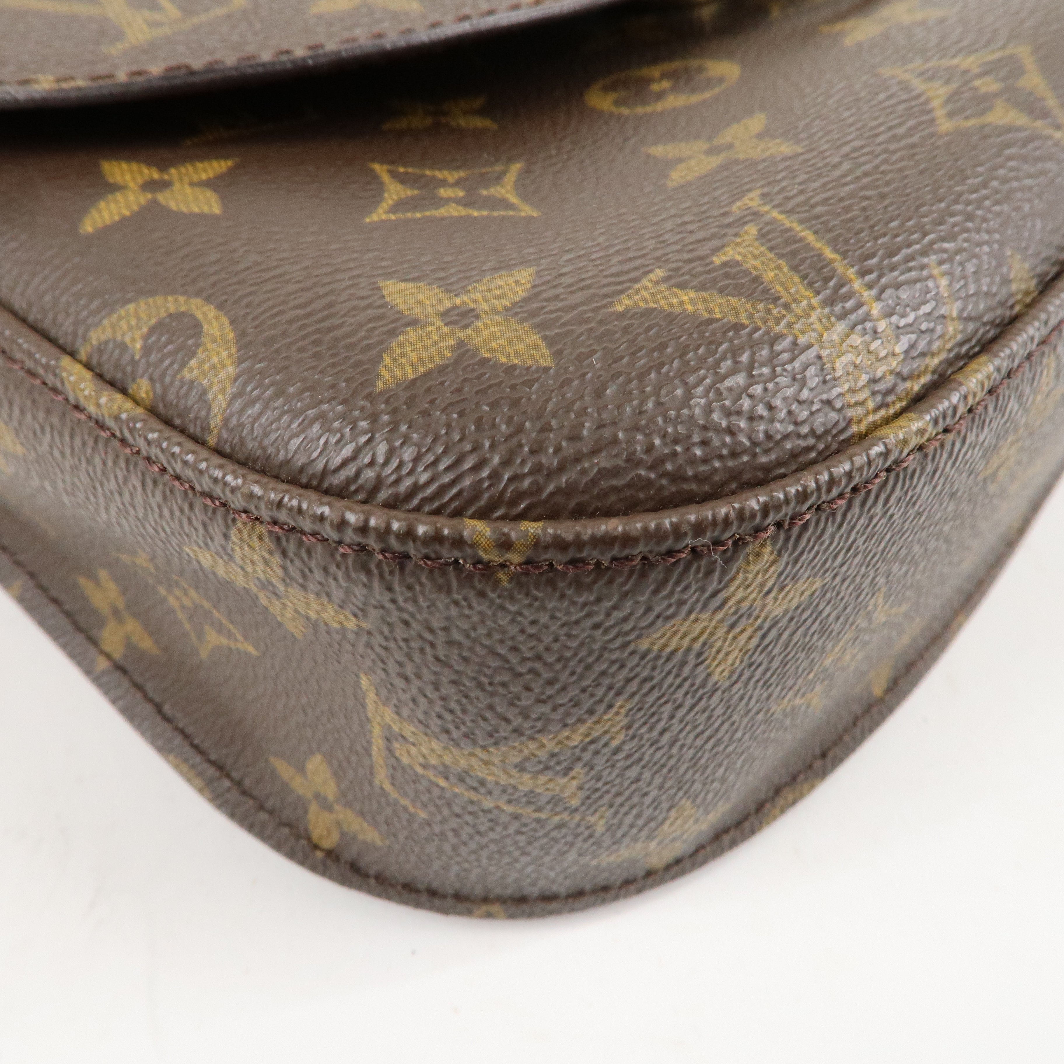 Louis Vuitton Monogram Saint Cloud GM Shoulder Bag Brown M51242