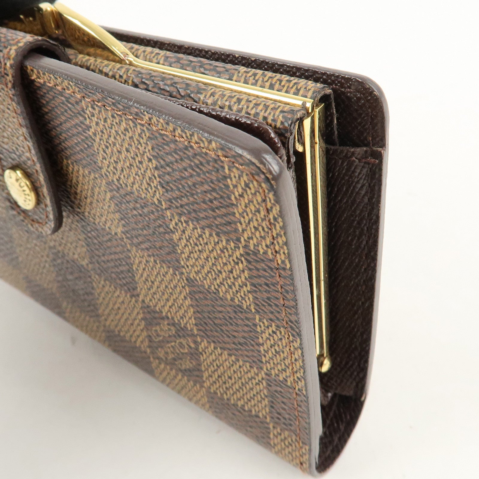 Louis Vuitton Damier Portefeuille Viennois Wallet N61674 Used