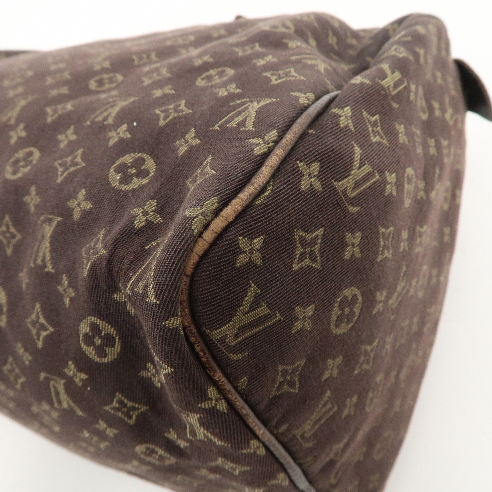 Louis Vuitton Monogram Mini Lin Speedy 30 Boston Bag Ebene M95224 Used