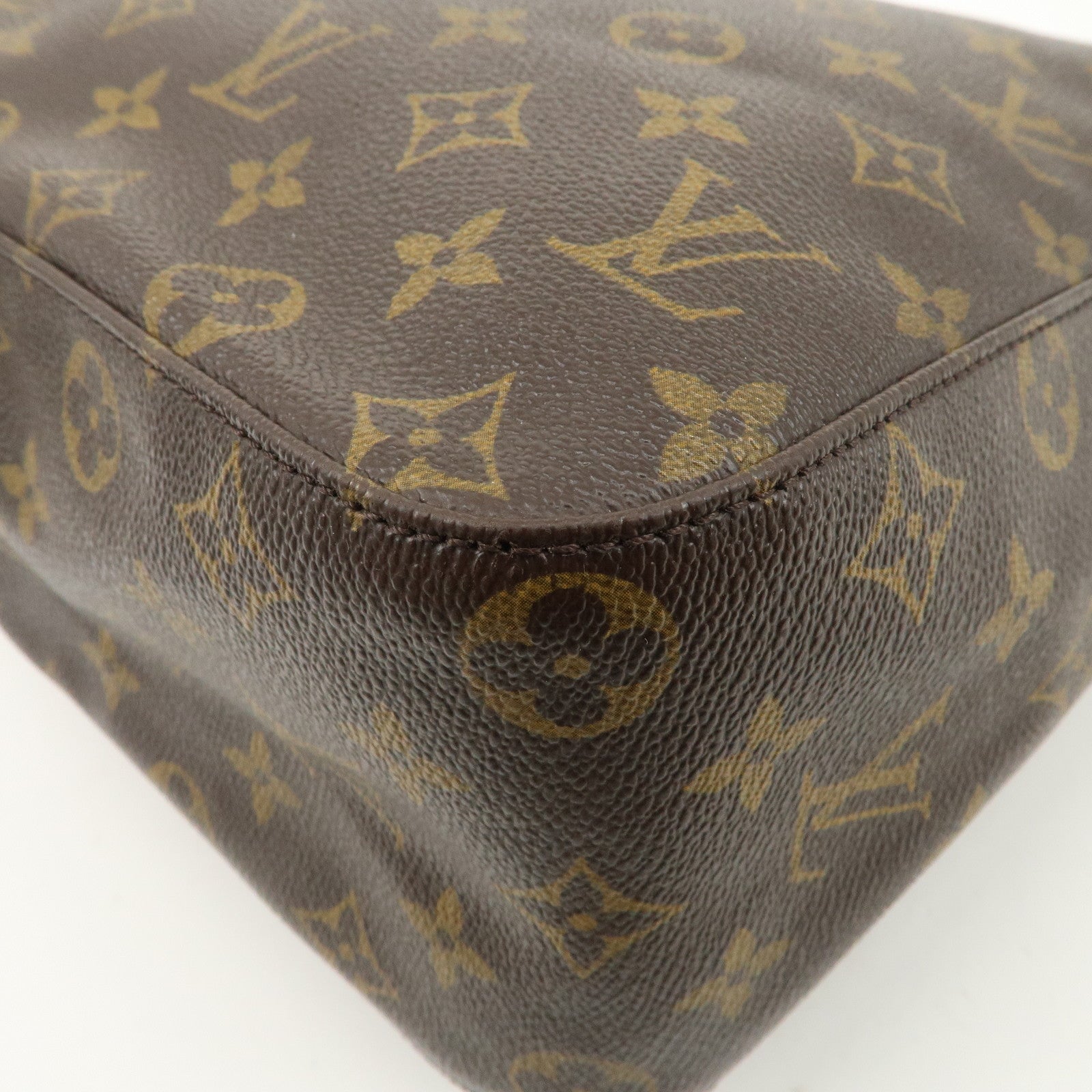 Louis Vuitton Monogram Looping GM Shoulder Bag Brown M51145