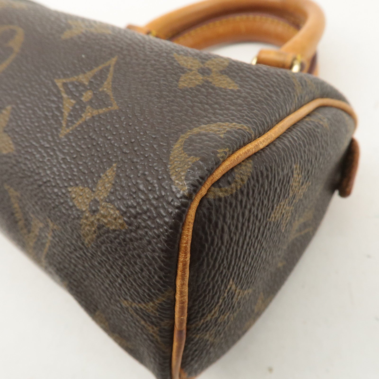 Louis Vuitton Monogram Mini Speedy Boston Bag Brown M41534